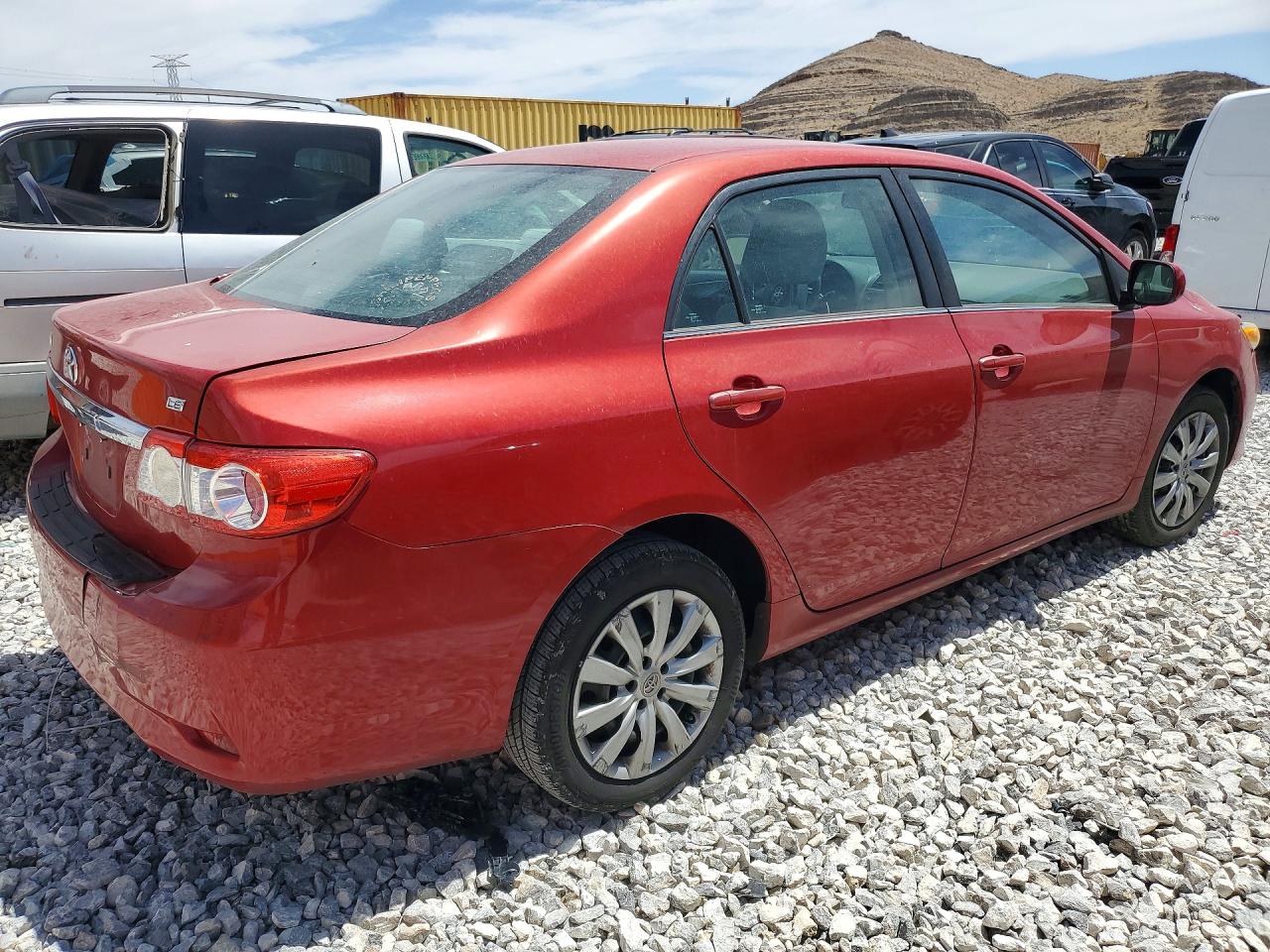 2013 Toyota Corolla Le Красный vin: 2T1BU4EE1DC996171
