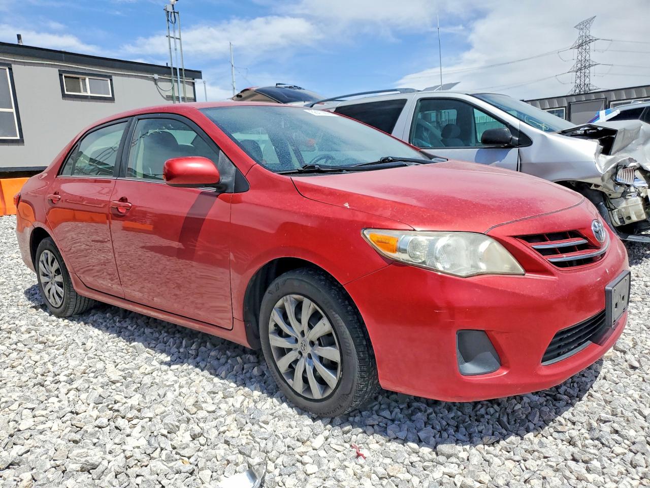 2013 Toyota Corolla Le Красный vin: 2T1BU4EE1DC996171