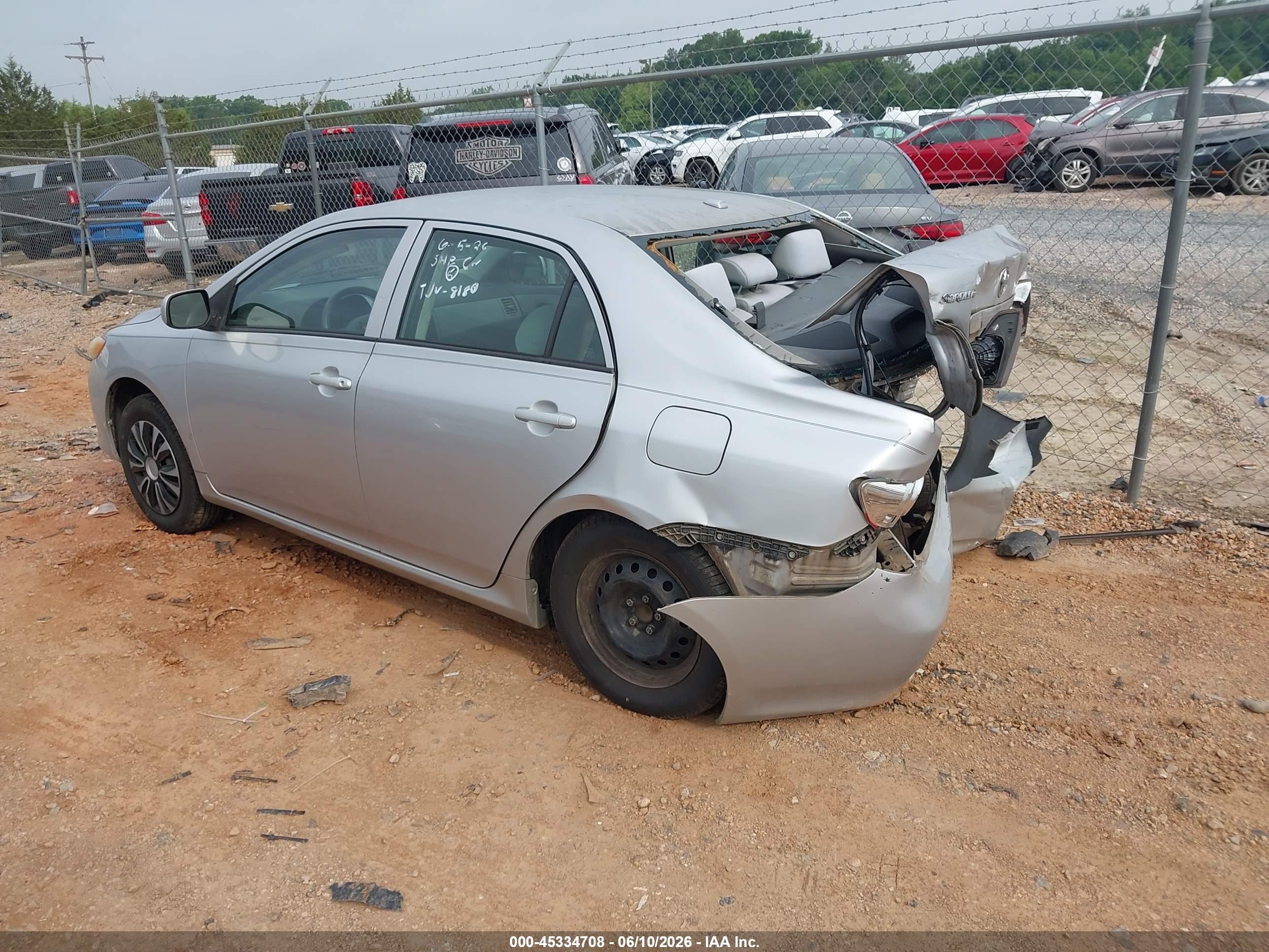 2010 Toyota Corolla Le Серебряный vin: 2T1BU4EE2AC196491