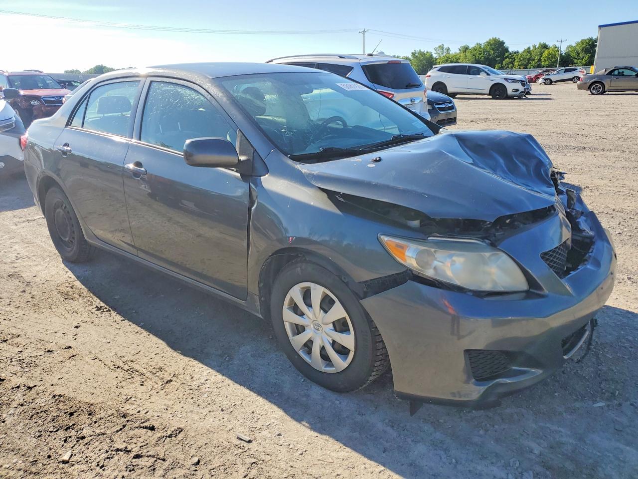 2010 Toyota Corolla Le Gray vin: 2T1BU4EE2AC223933