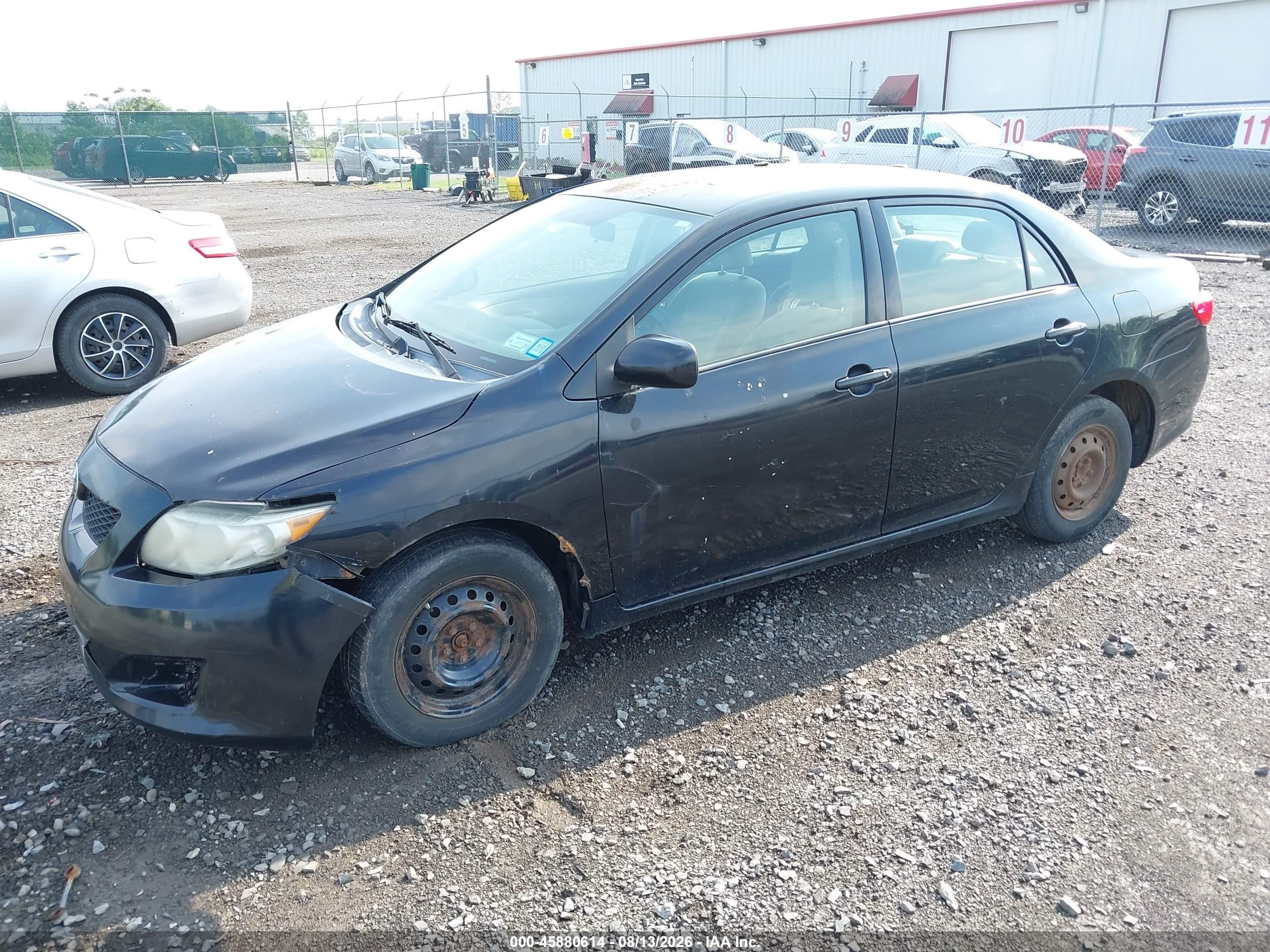 2010 Toyota Corolla Le Black vin: 2T1BU4EE2AC240067