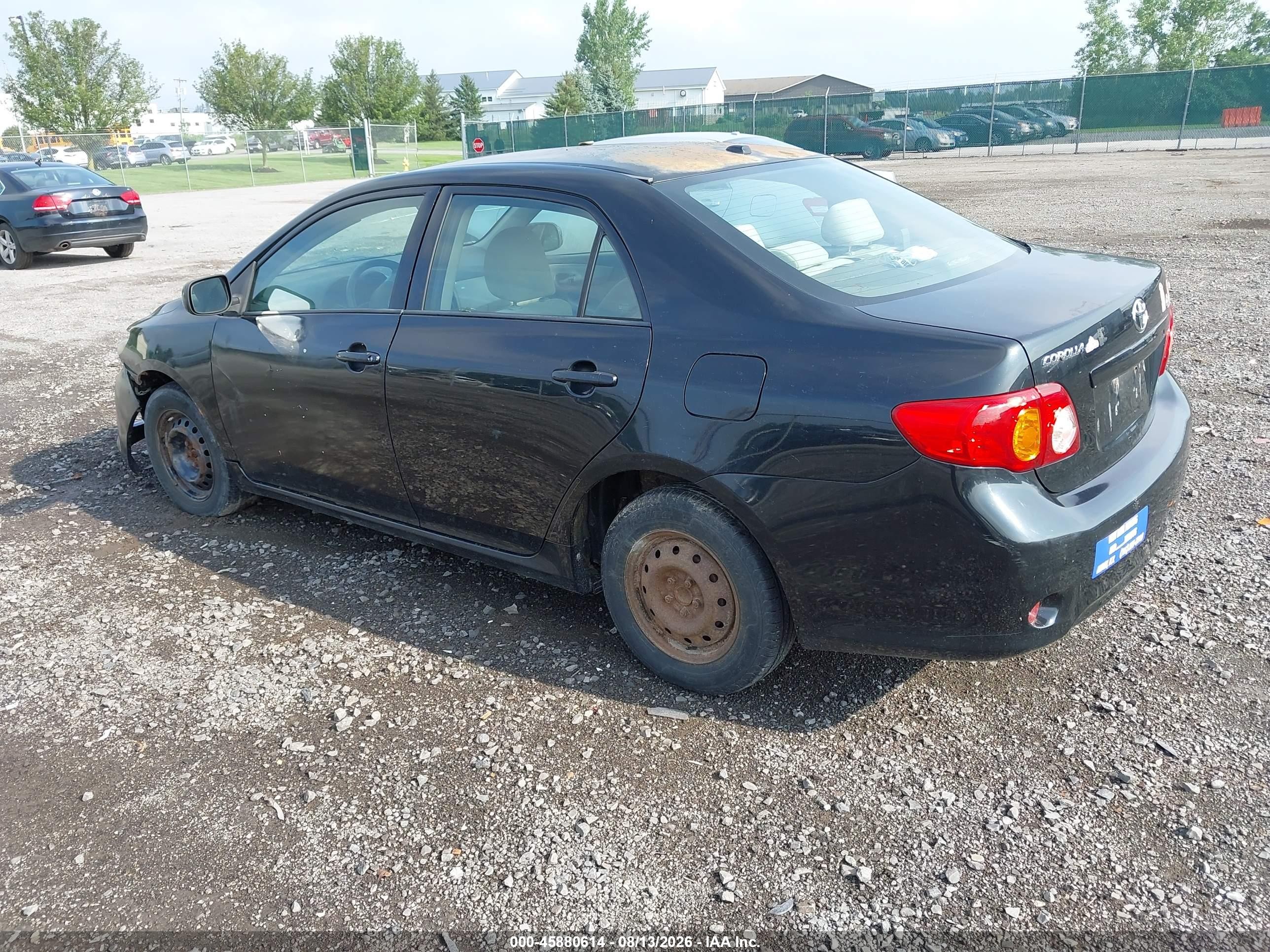2010 Toyota Corolla Le Black vin: 2T1BU4EE2AC240067