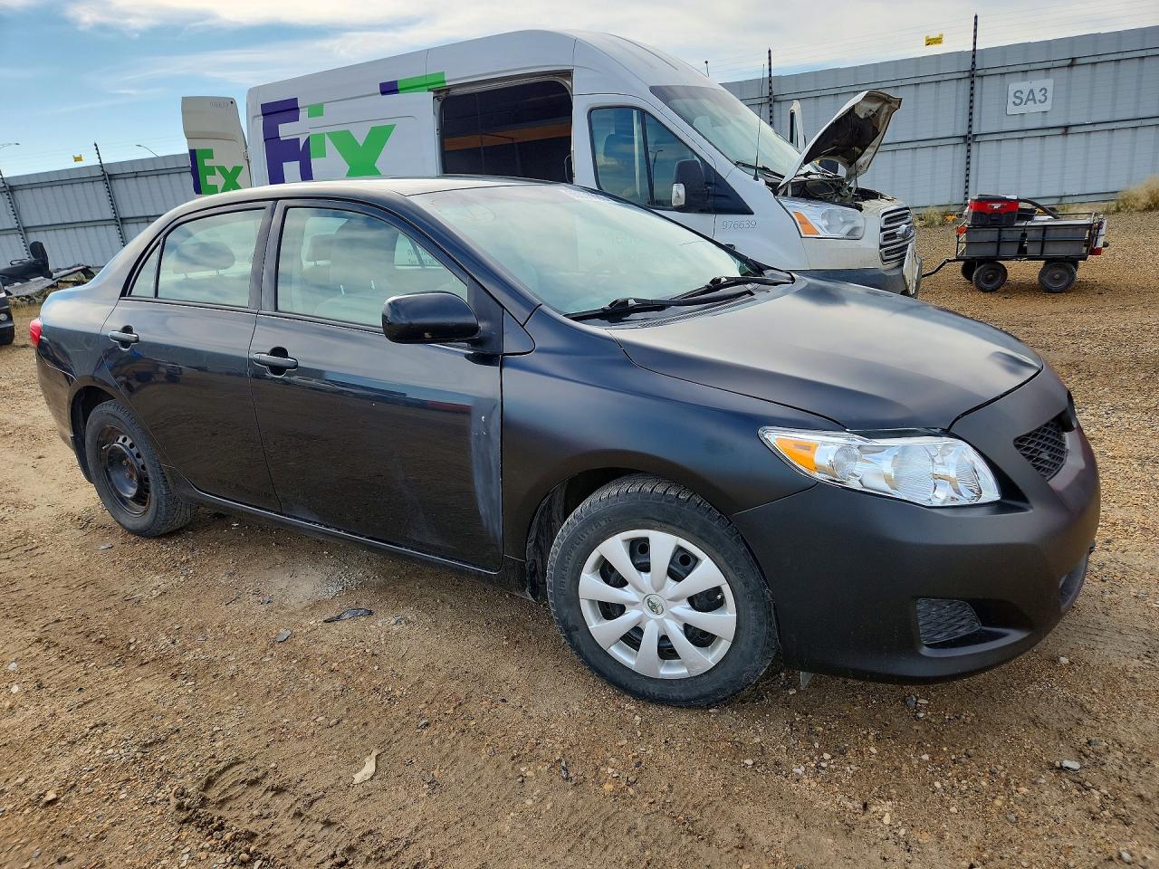 2010 Toyota Corolla Base Черный vin: 2T1BU4EE2AC255202