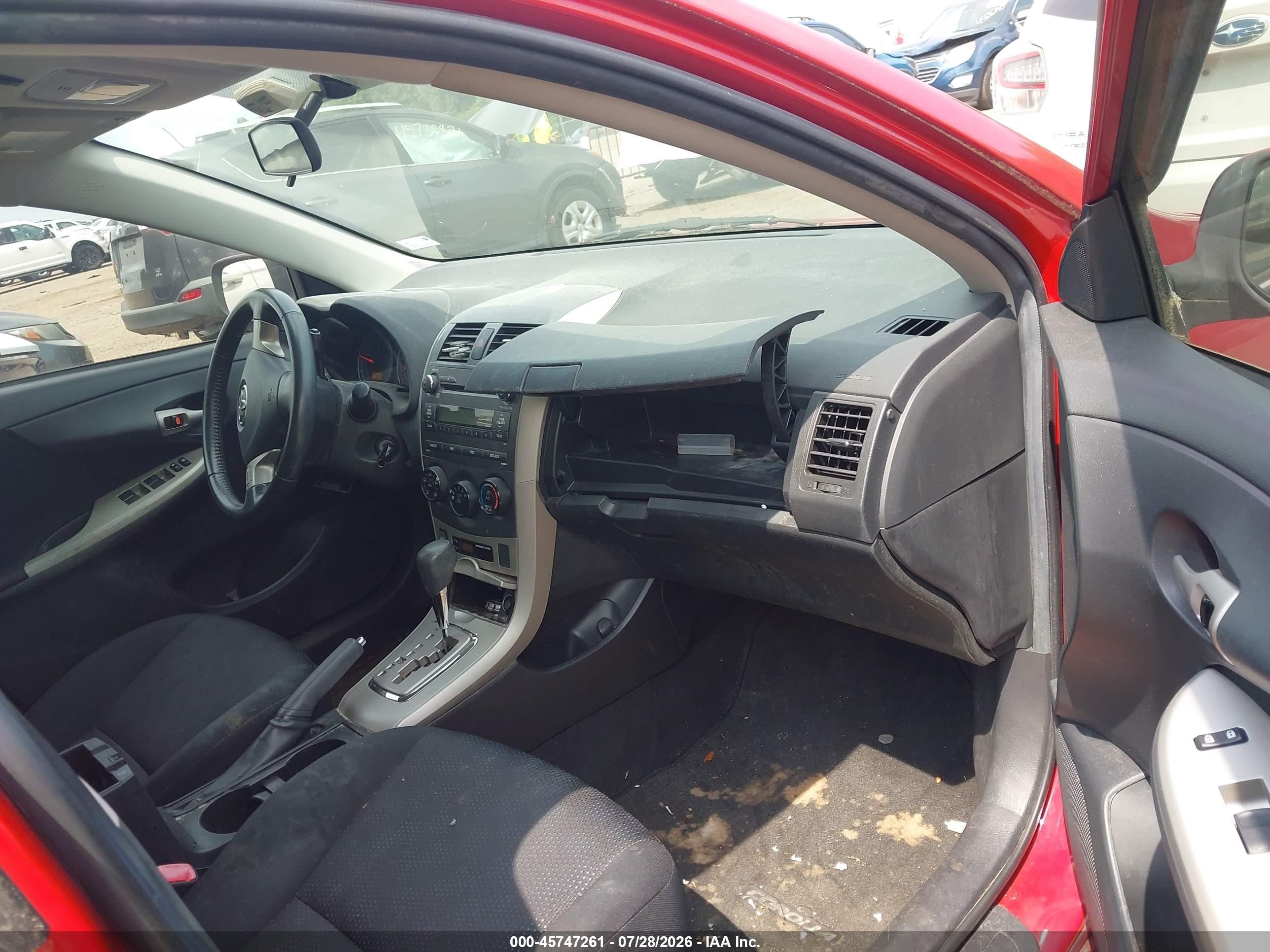 2010 Toyota Corolla S Red vin: 2T1BU4EE2AC256687
