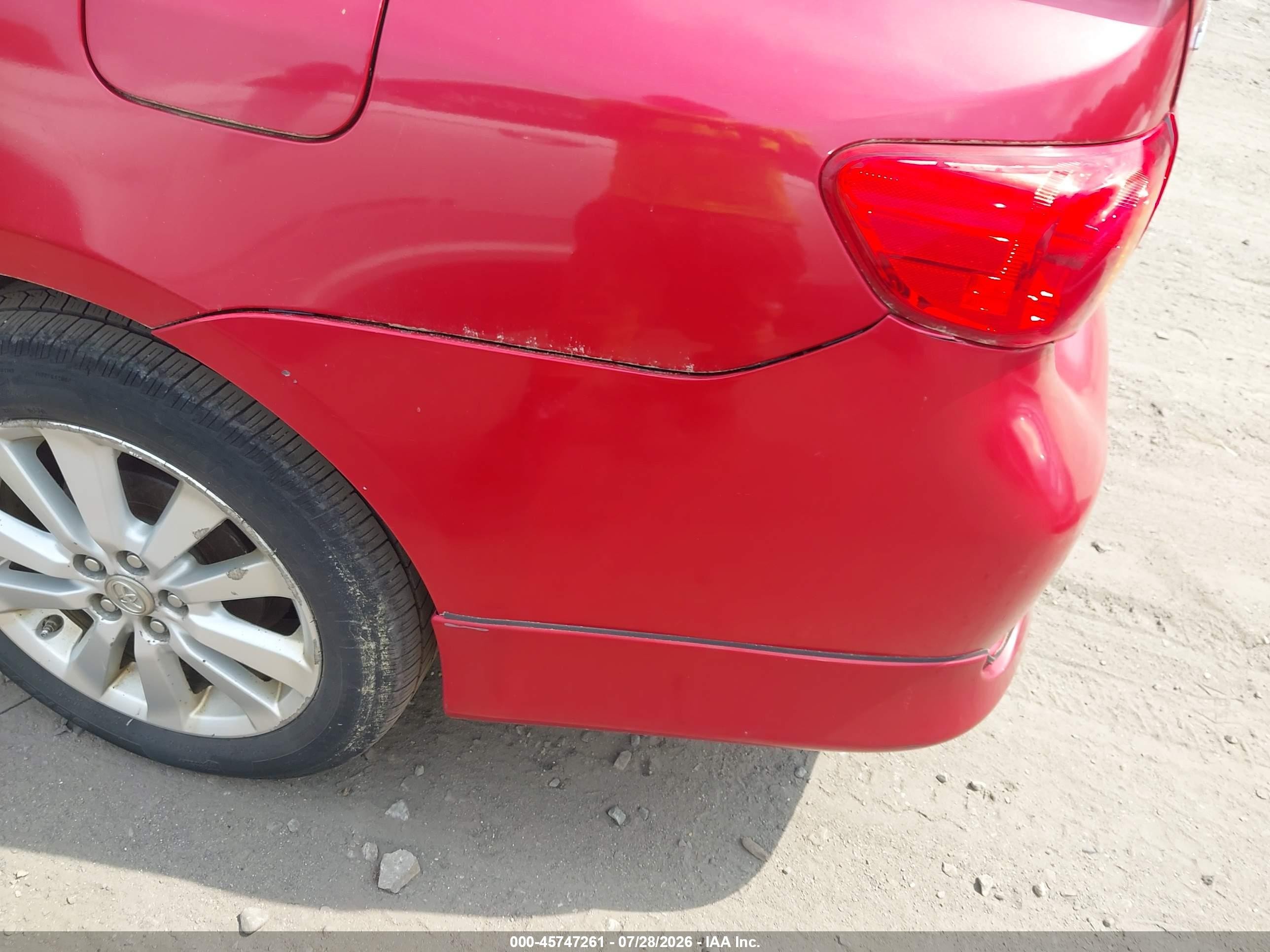 2010 Toyota Corolla S Red vin: 2T1BU4EE2AC256687