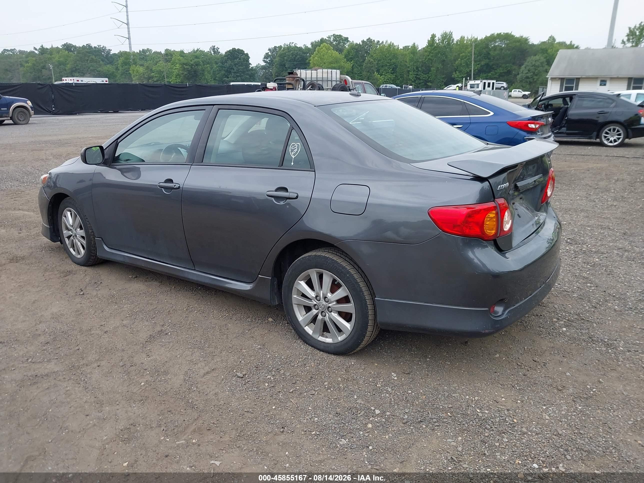 2010 Toyota Corolla S Серый vin: 2T1BU4EE2AC263235