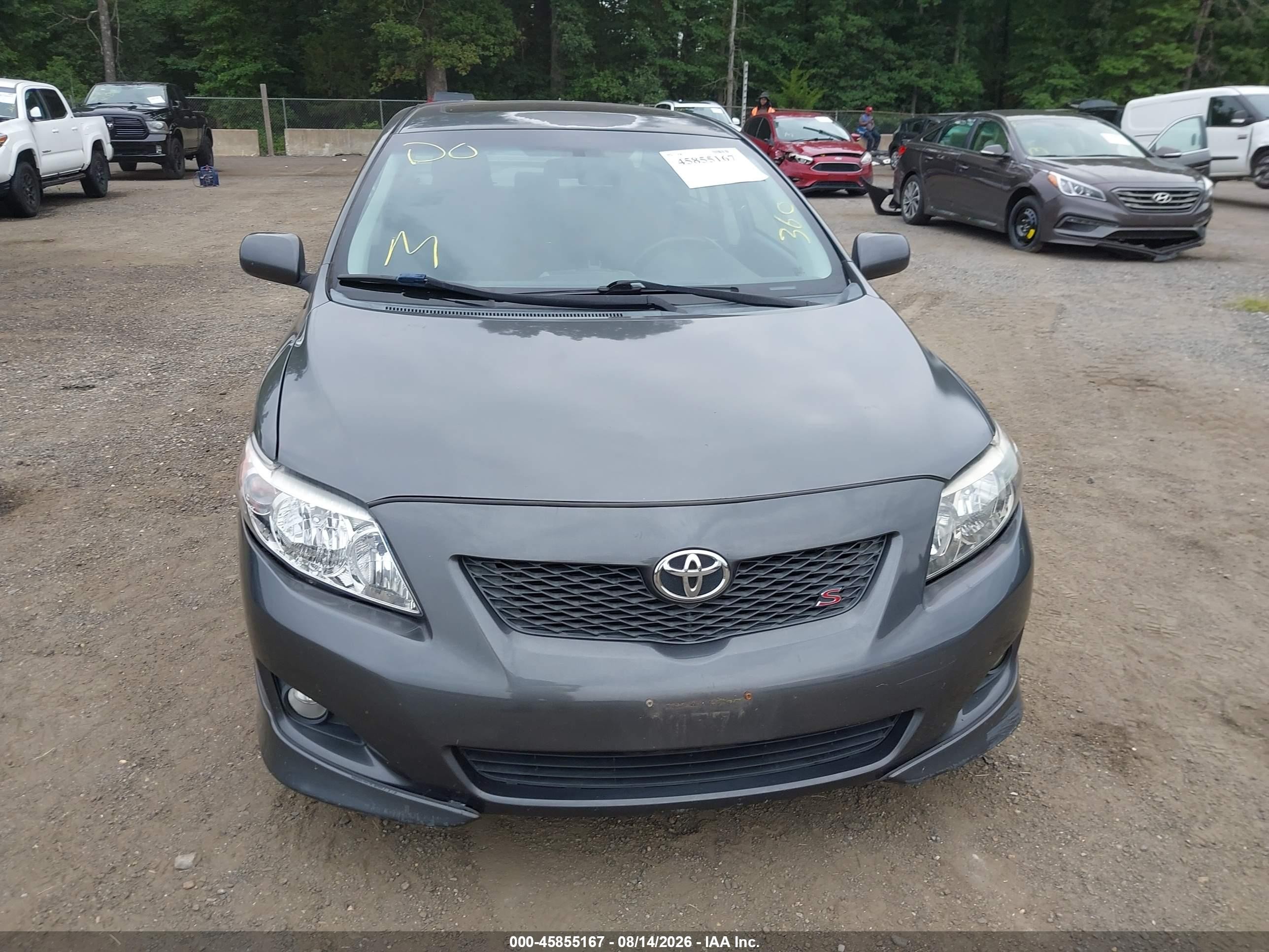 2010 Toyota Corolla S Серый vin: 2T1BU4EE2AC263235