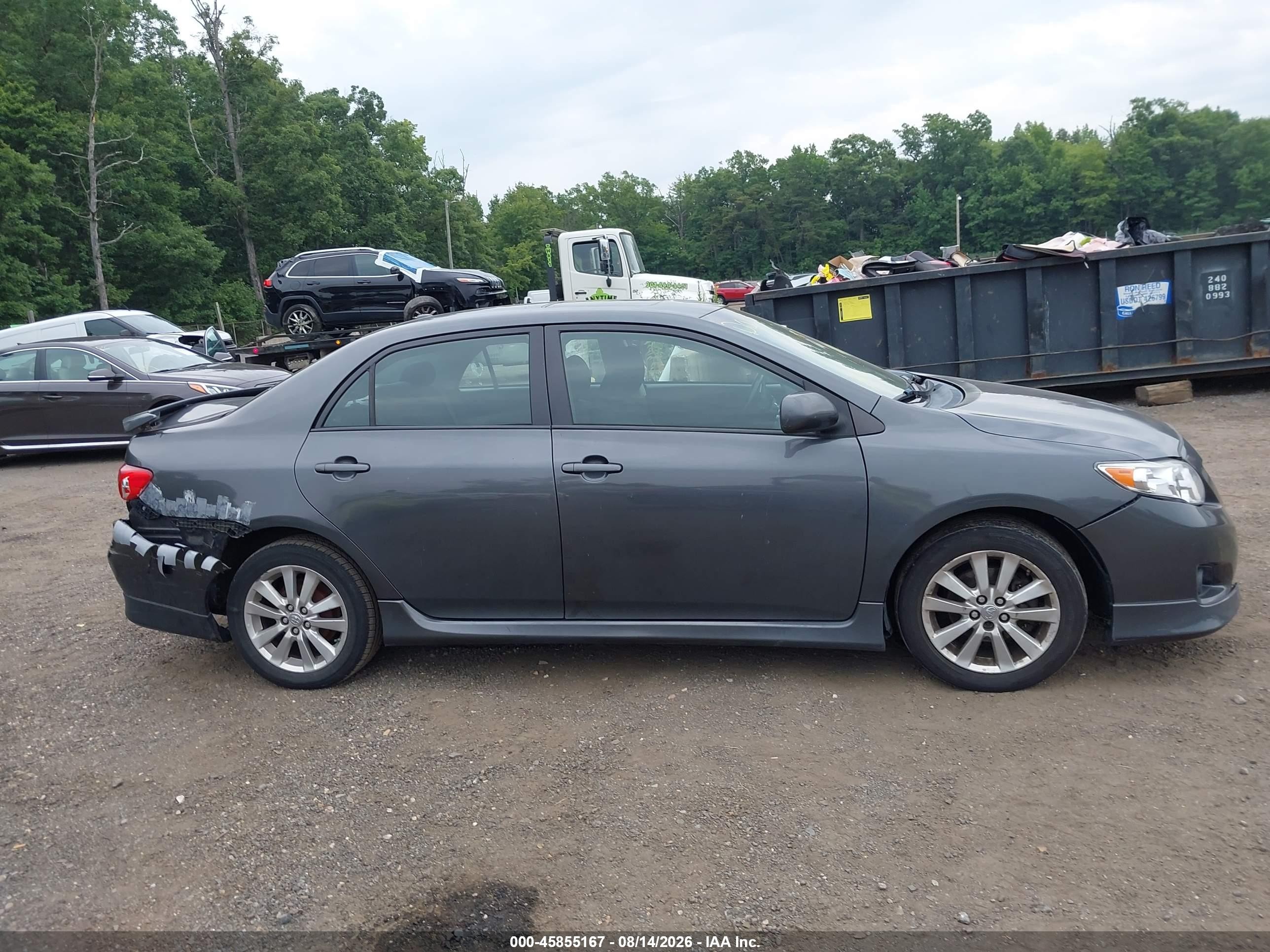 2010 Toyota Corolla S Серый vin: 2T1BU4EE2AC263235
