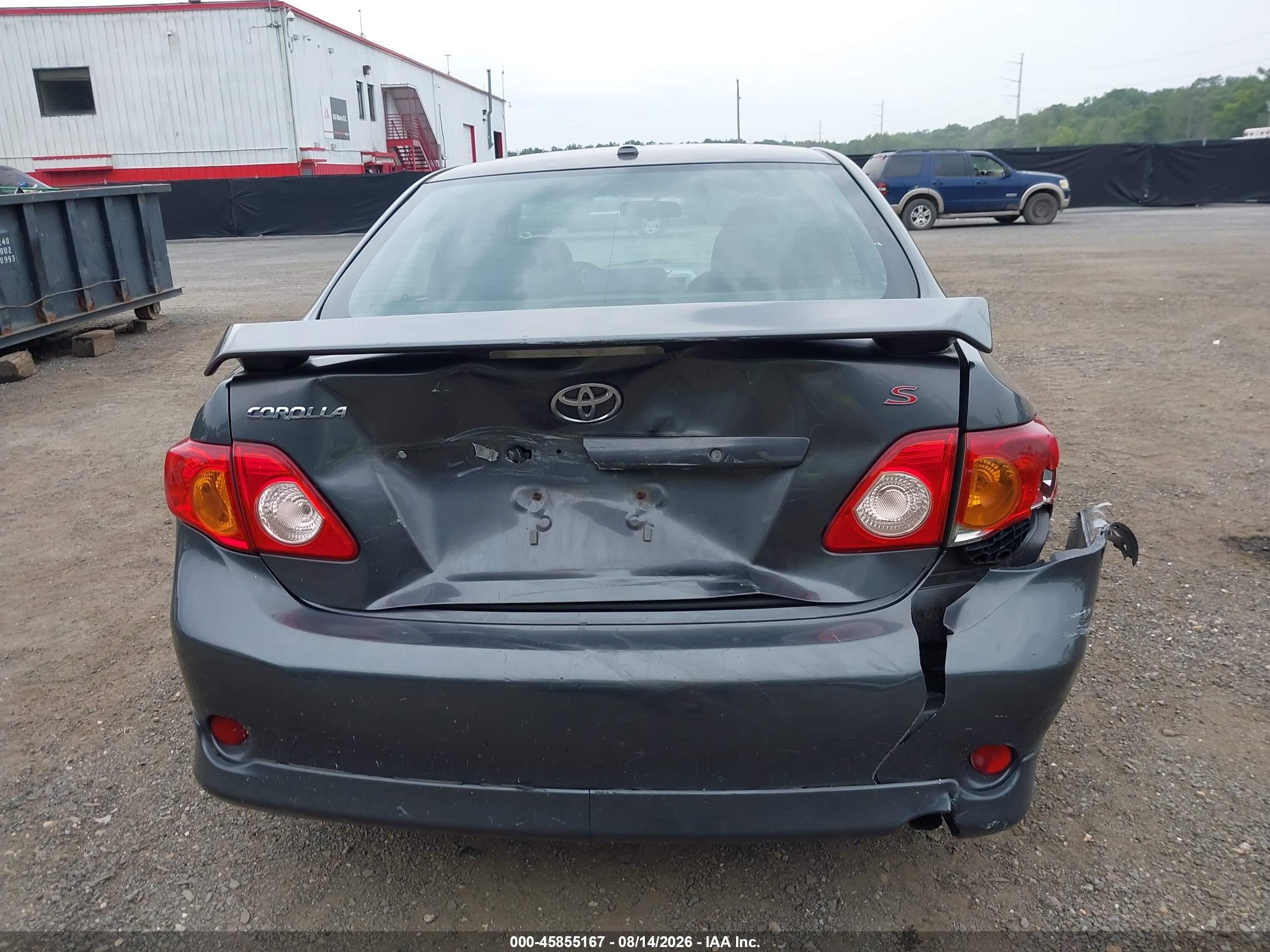 2010 Toyota Corolla S Серый vin: 2T1BU4EE2AC263235