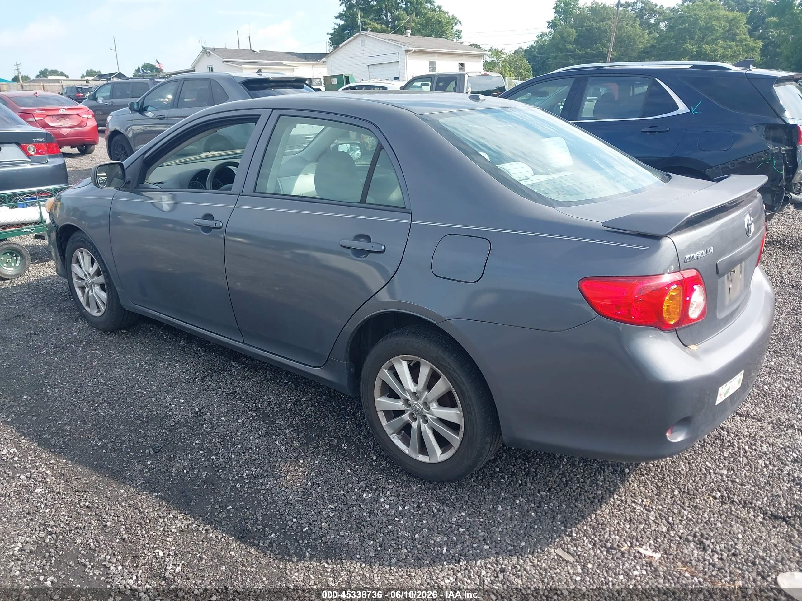 2010 Toyota Corolla Le Синий vin: 2T1BU4EE2AC295506