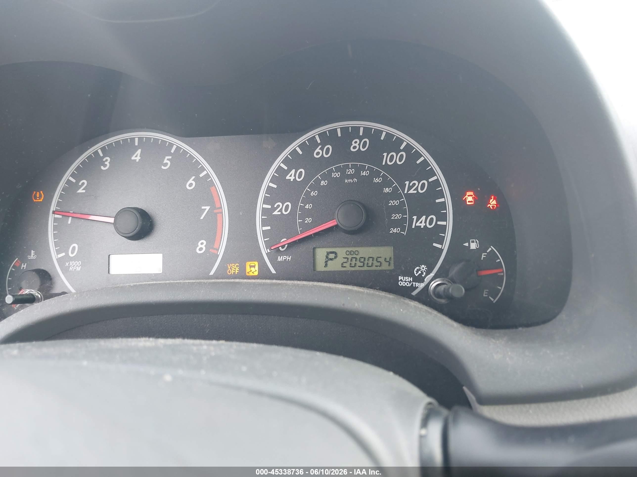 2010 Toyota Corolla Le Синий vin: 2T1BU4EE2AC295506