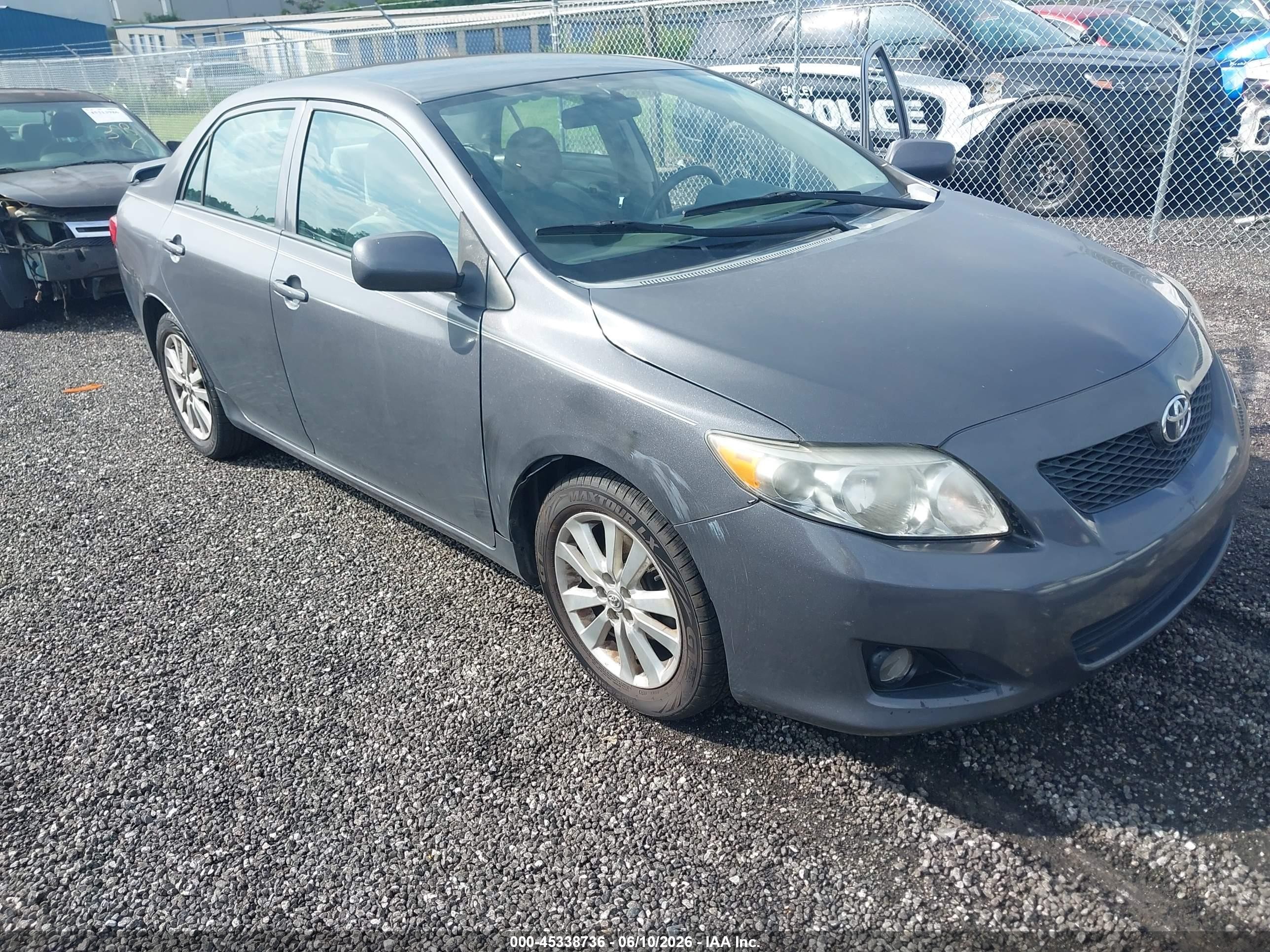 2010 Toyota Corolla Le Синий vin: 2T1BU4EE2AC295506