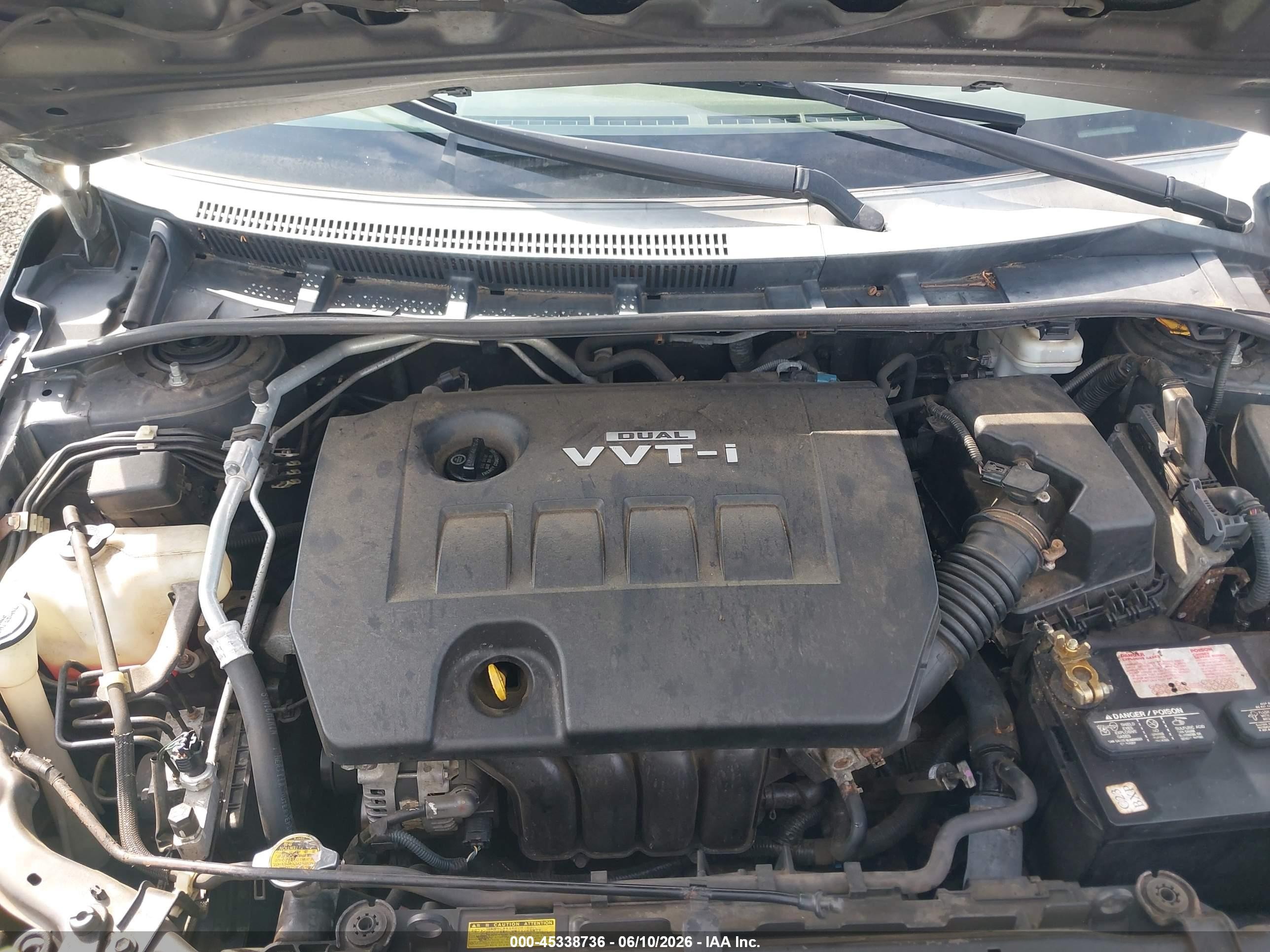 2010 Toyota Corolla Le Синий vin: 2T1BU4EE2AC295506