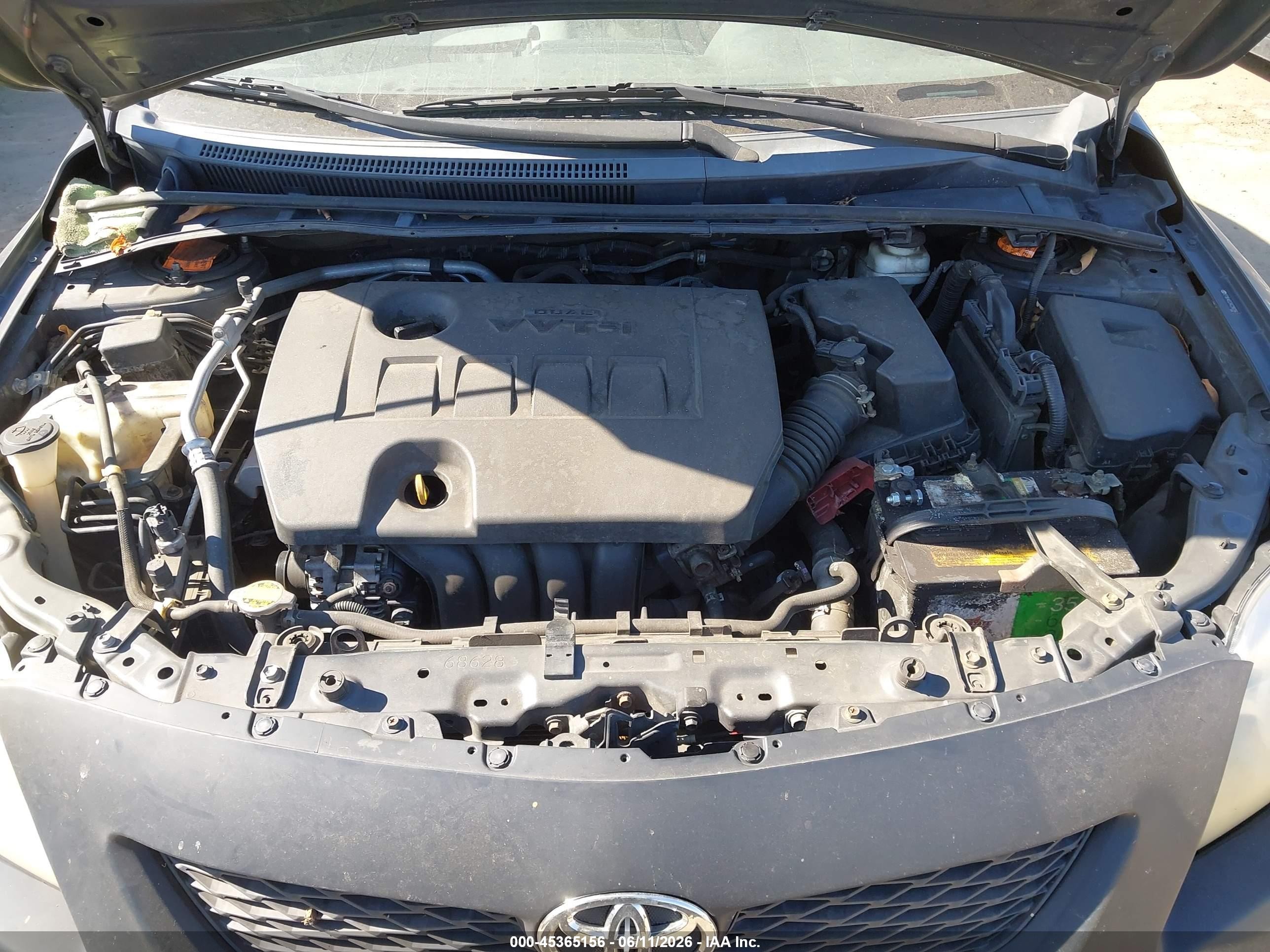 2010 Toyota Corolla Le Gray vin: 2T1BU4EE2AC298356