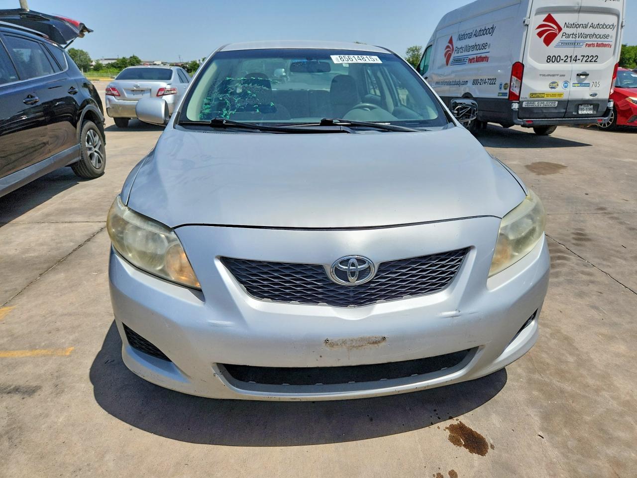 2010 Toyota Corolla Le Silver vin: 2T1BU4EE2AC299619