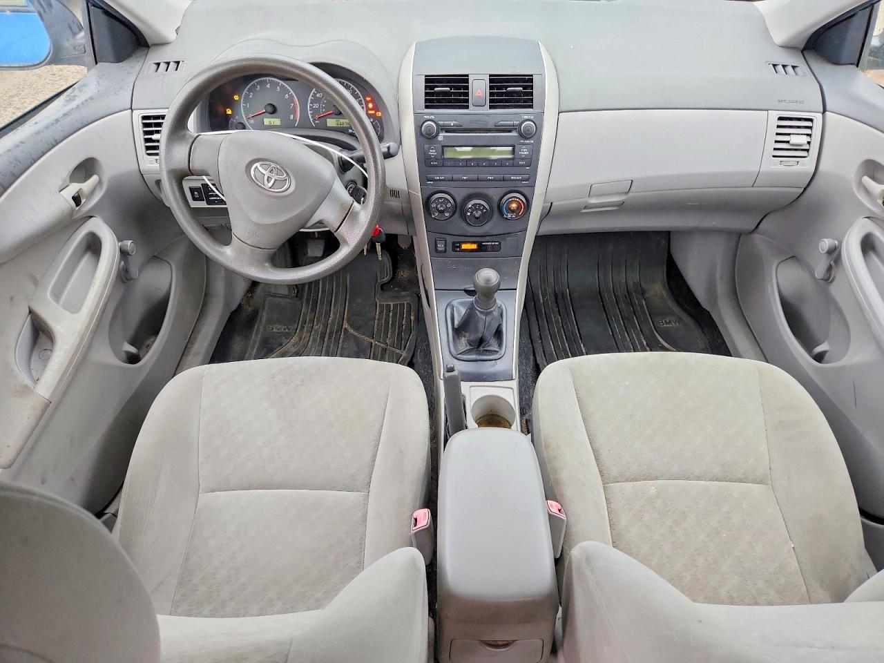 2010 Toyota Corolla Base White vin: 2T1BU4EE2AC312918