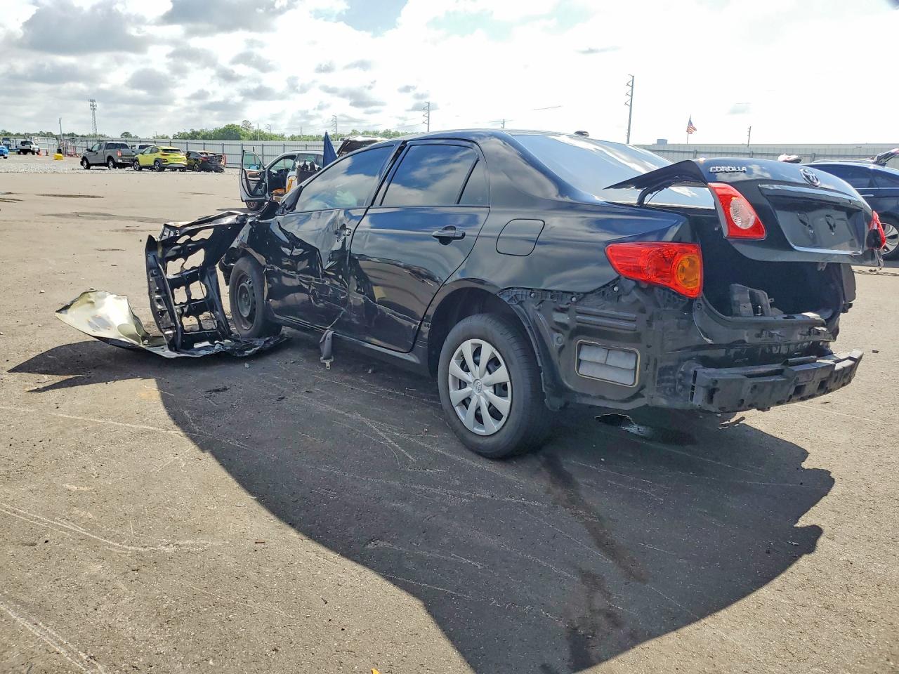 2010 Toyota Corolla Base Black vin: 2T1BU4EE2AC314040