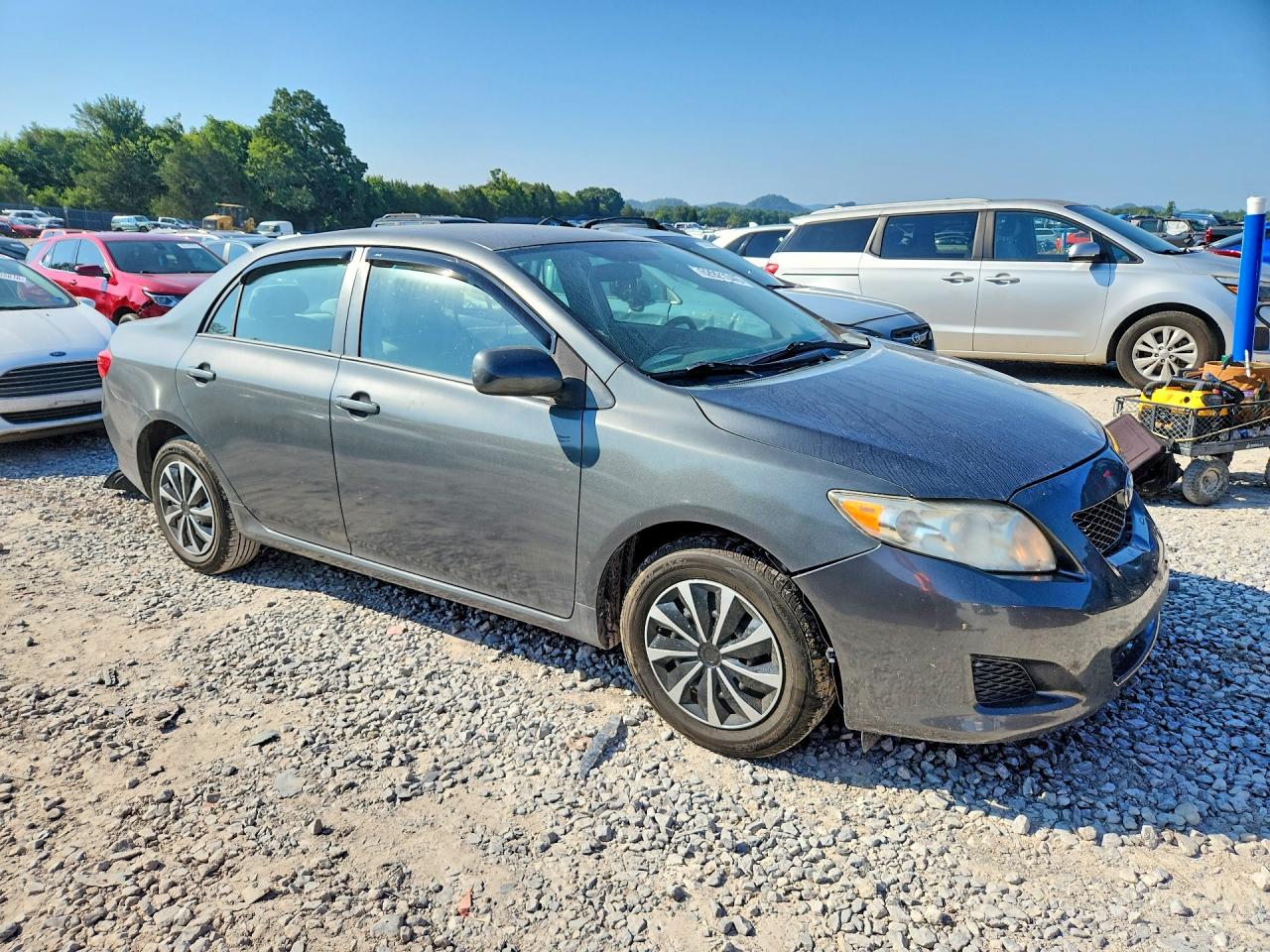 2010 Toyota Corolla Le Серый vin: 2T1BU4EE2AC319514