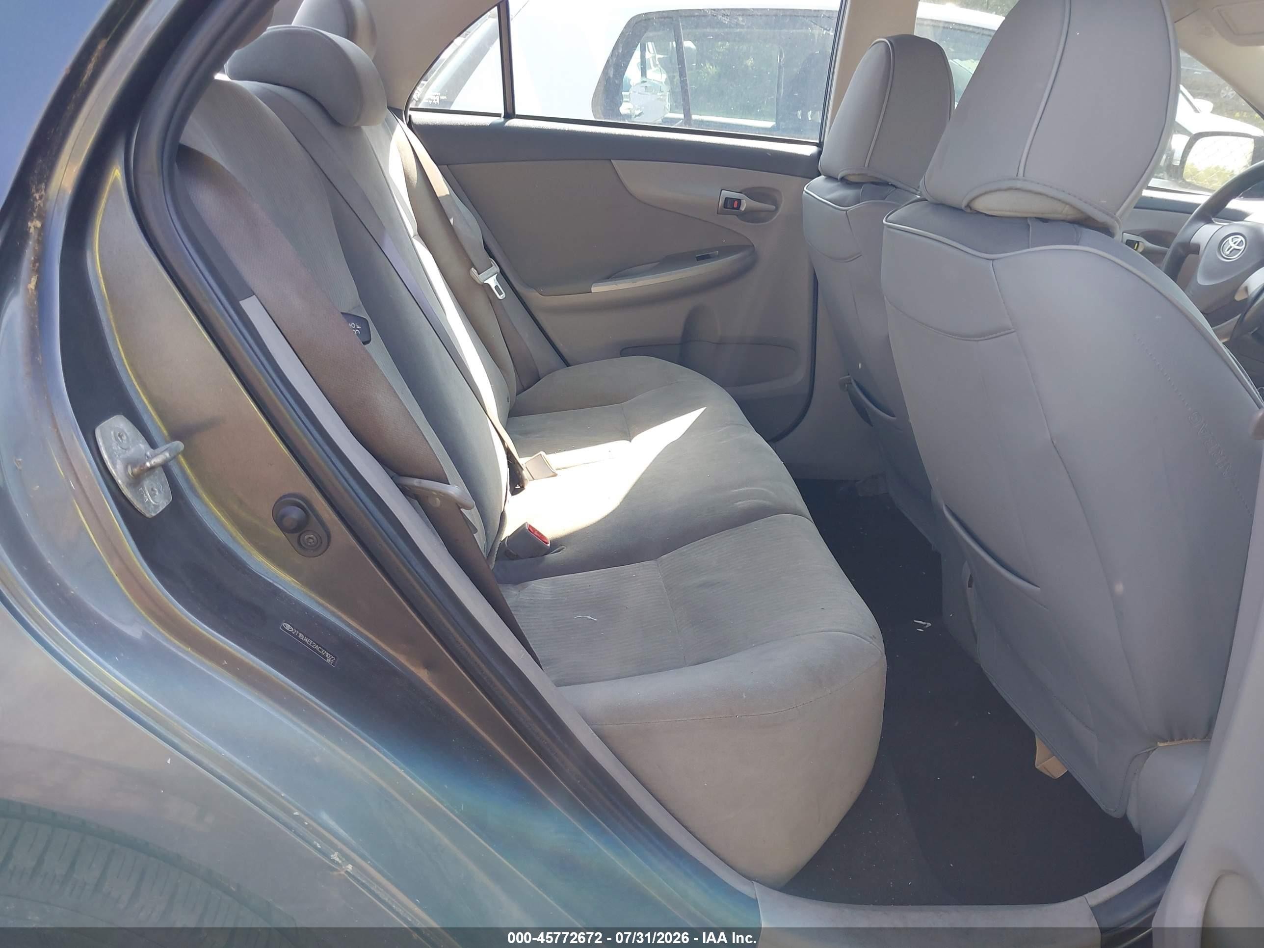 2010 Toyota Corolla Le Black vin: 2T1BU4EE2AC321022
