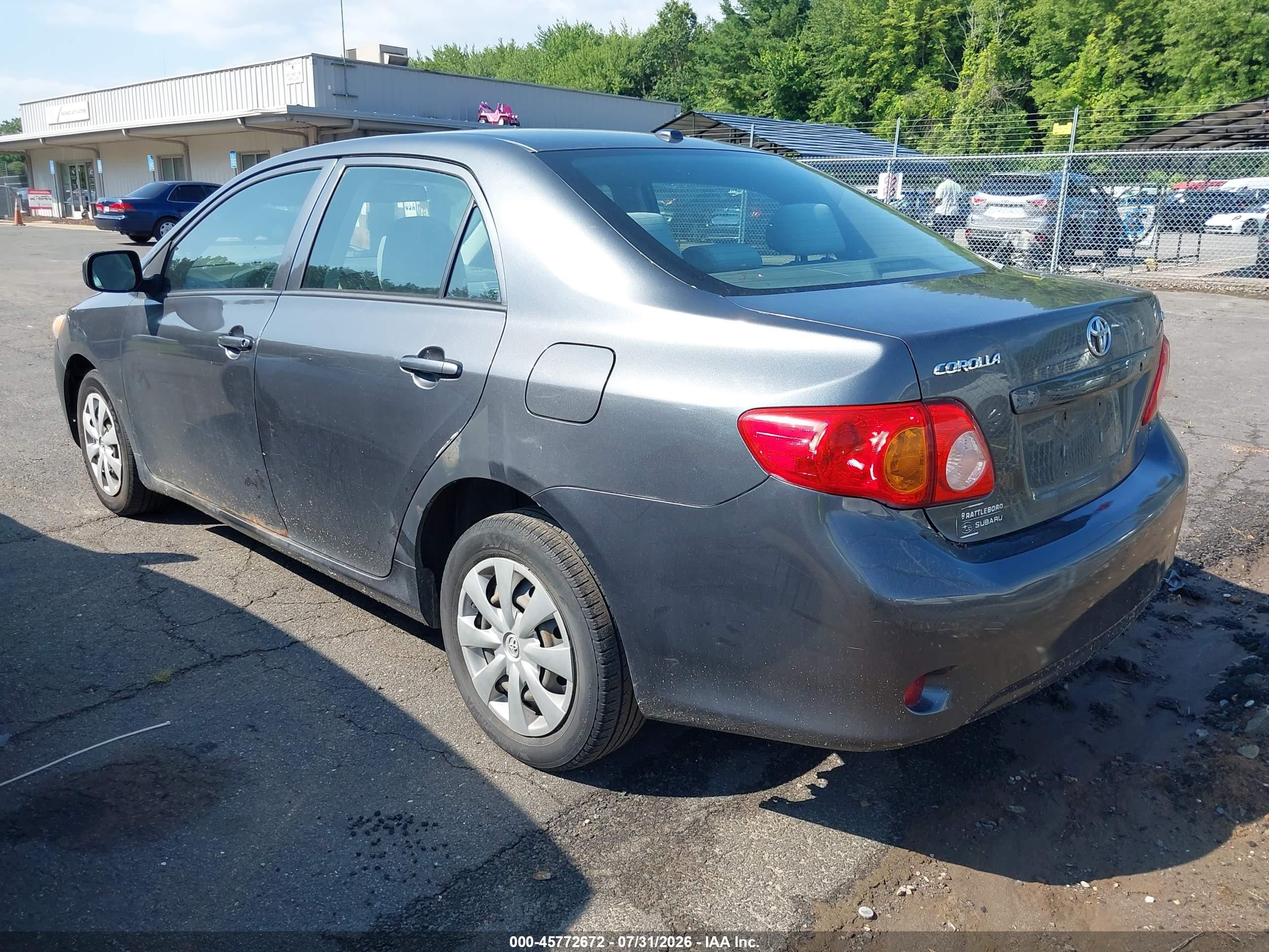 2010 Toyota Corolla Le Black vin: 2T1BU4EE2AC321022