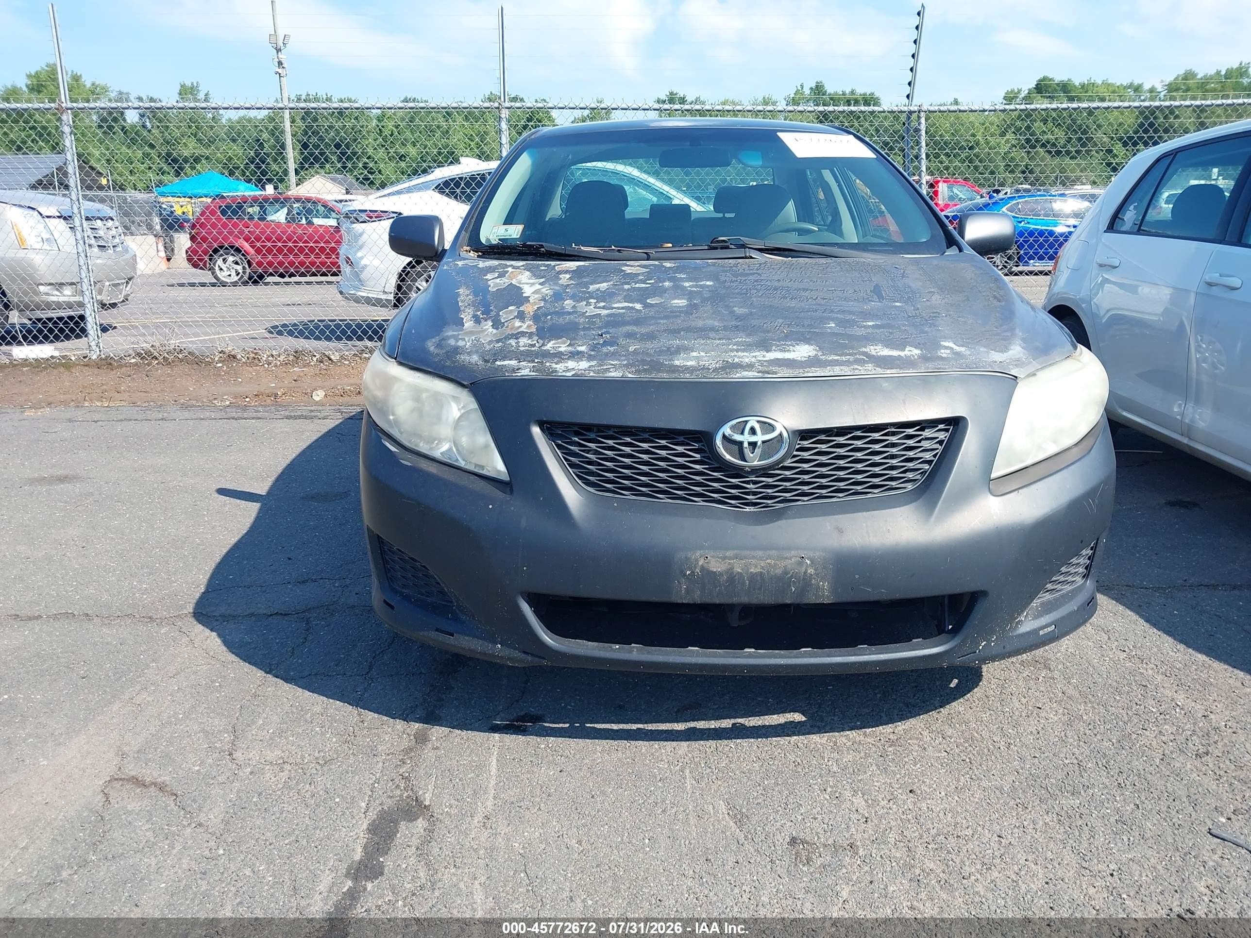 2010 Toyota Corolla Le Black vin: 2T1BU4EE2AC321022