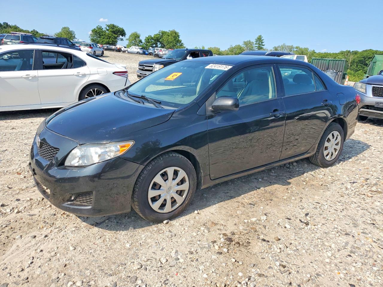 2010 Toyota Corolla Le Черный vin: 2T1BU4EE2AC384167