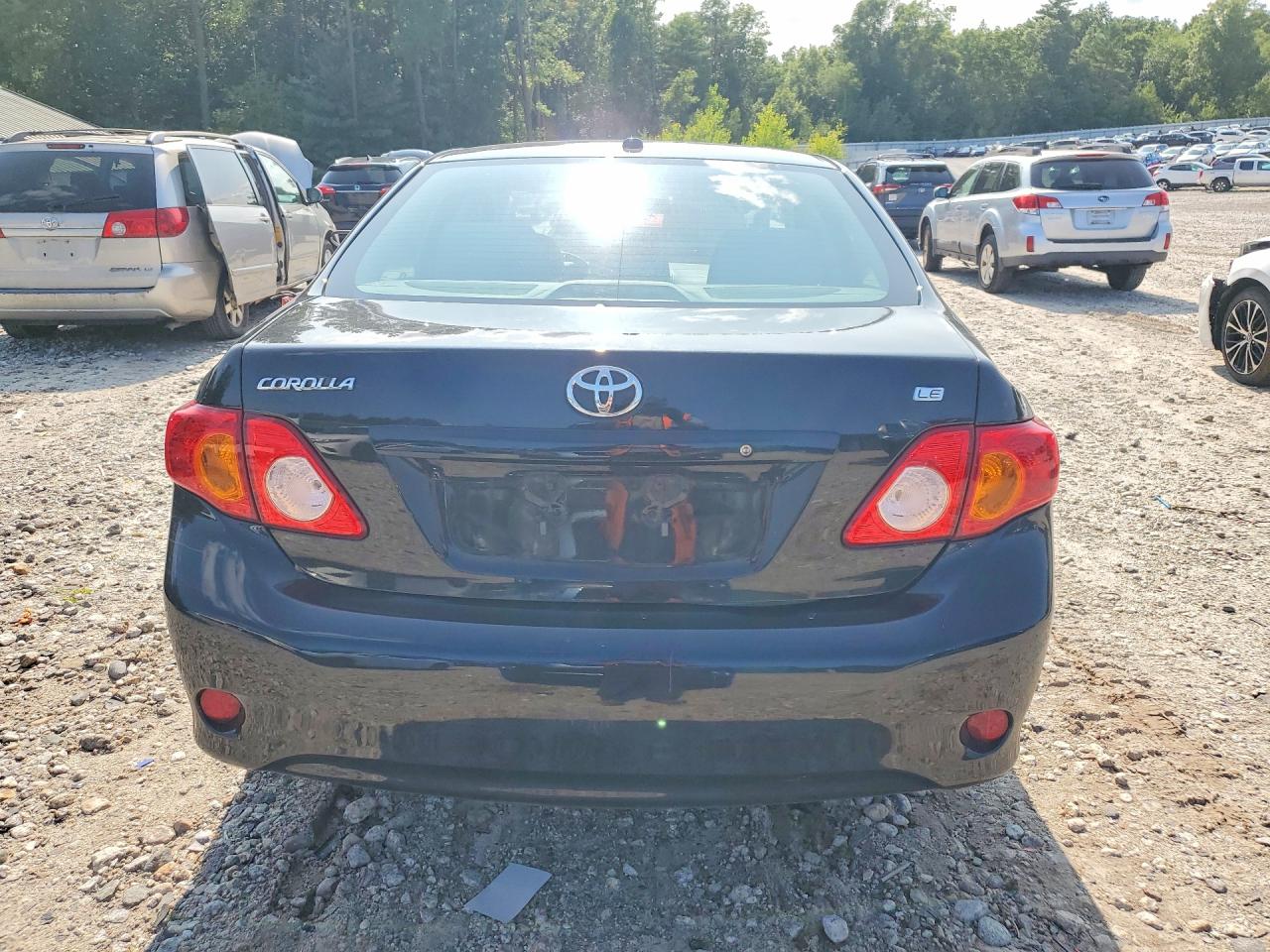 2010 Toyota Corolla Le Black vin: 2T1BU4EE2AC384167