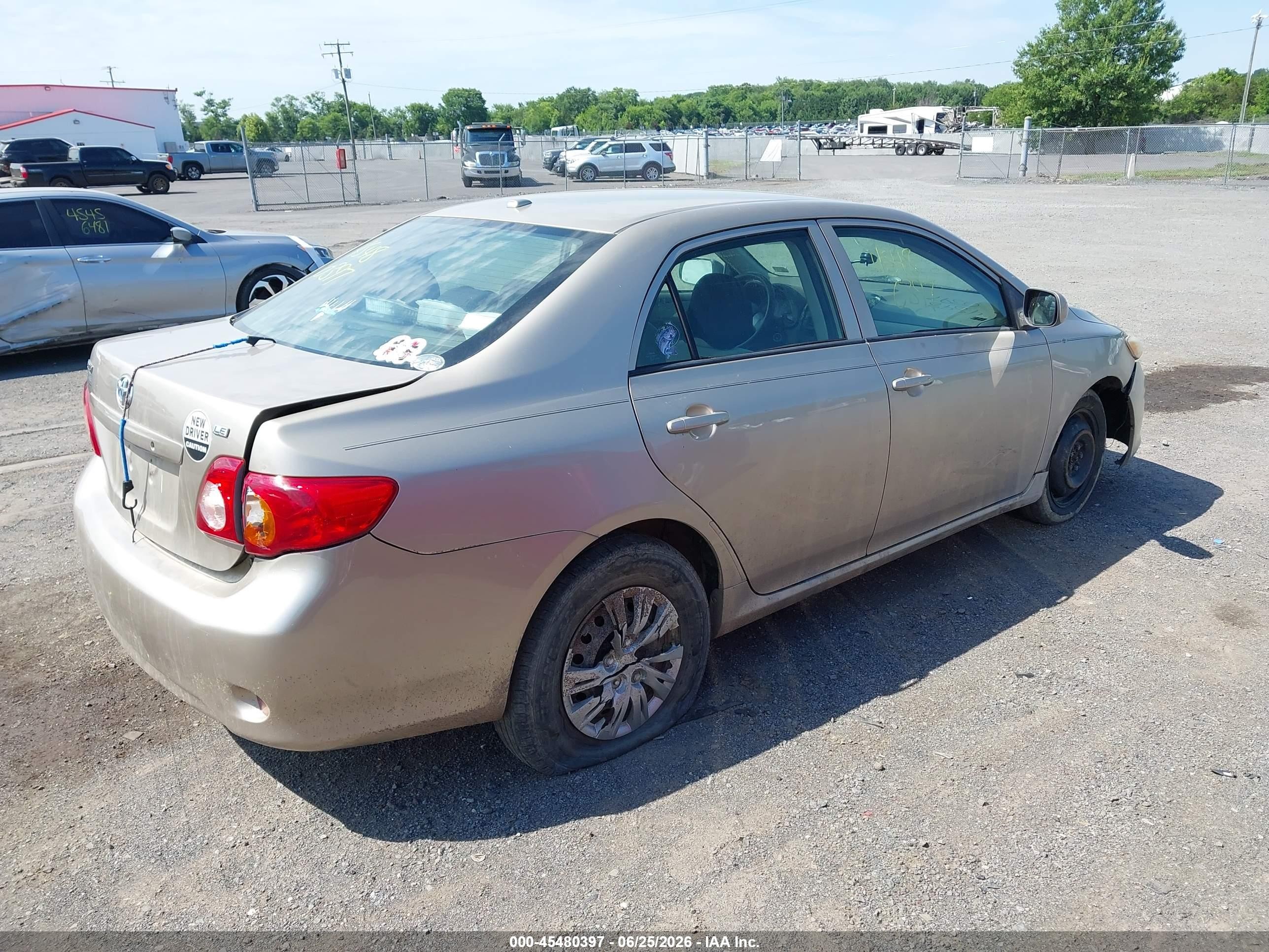 2010 Toyota Corolla Le Champagne vin: 2T1BU4EE2AC384847