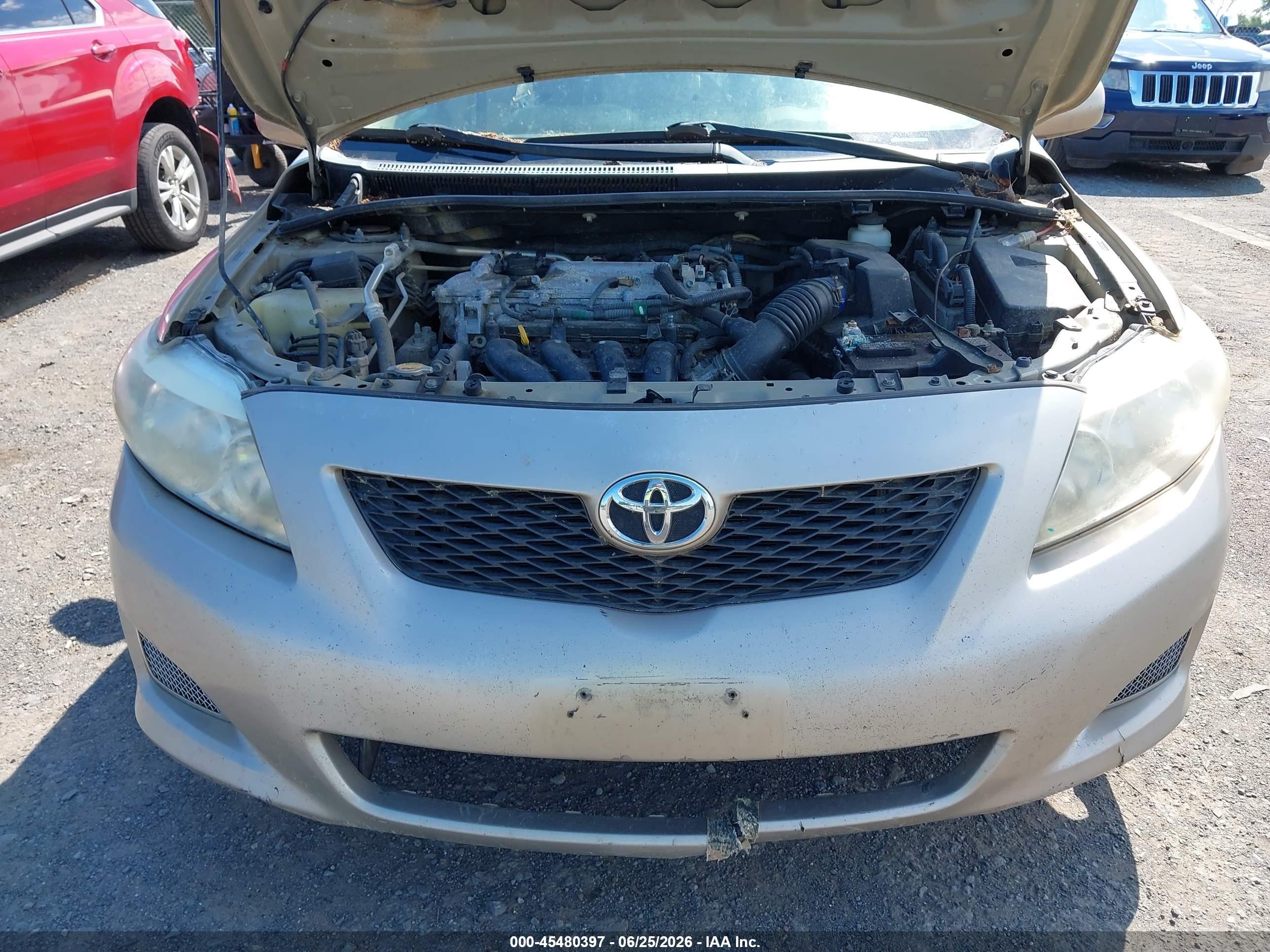 2010 Toyota Corolla Le Champagne vin: 2T1BU4EE2AC384847