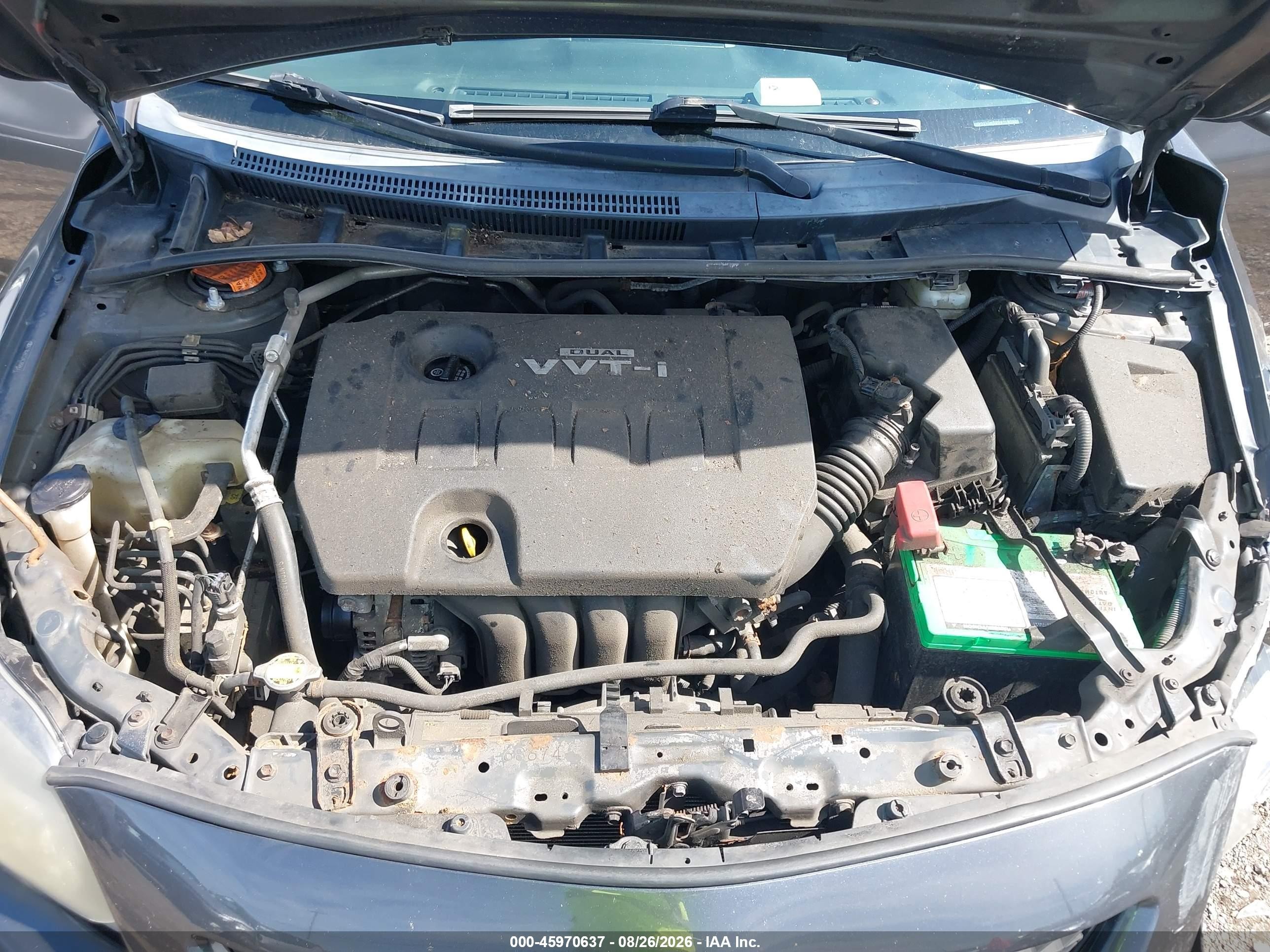 2010 Toyota Corolla S Gray vin: 2T1BU4EE2AC390843