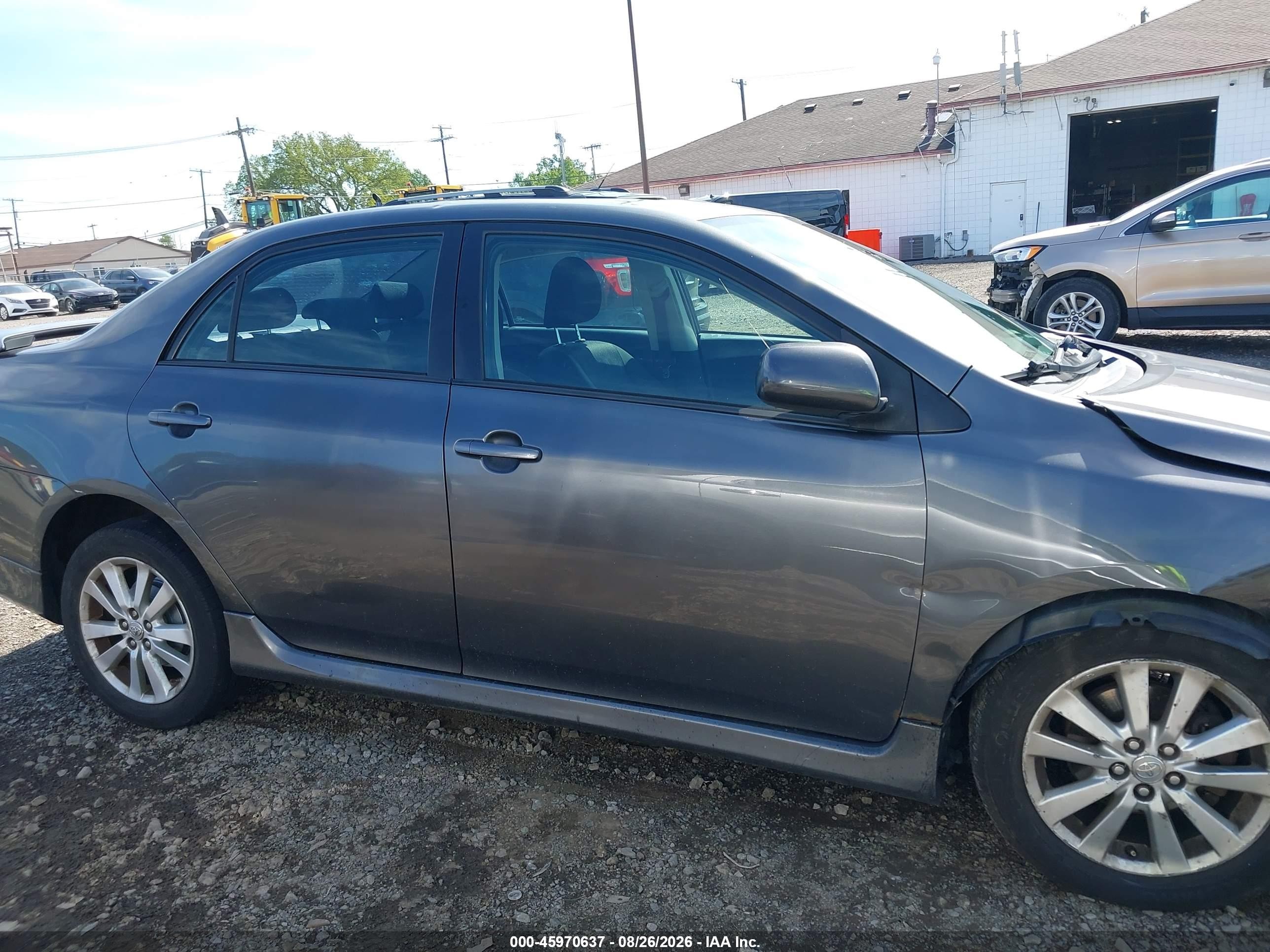 2010 Toyota Corolla S Gray vin: 2T1BU4EE2AC390843