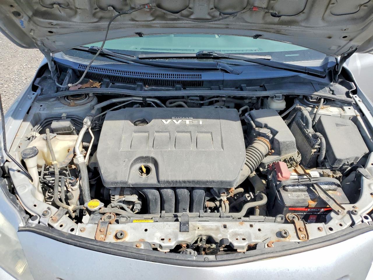 2010 Toyota Corolla Base Silver vin: 2T1BU4EE2AC401968