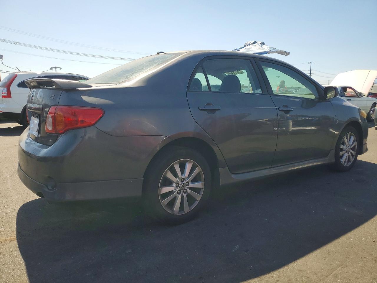 2010 Toyota Corolla S Gray vin: 2T1BU4EE2AC402585