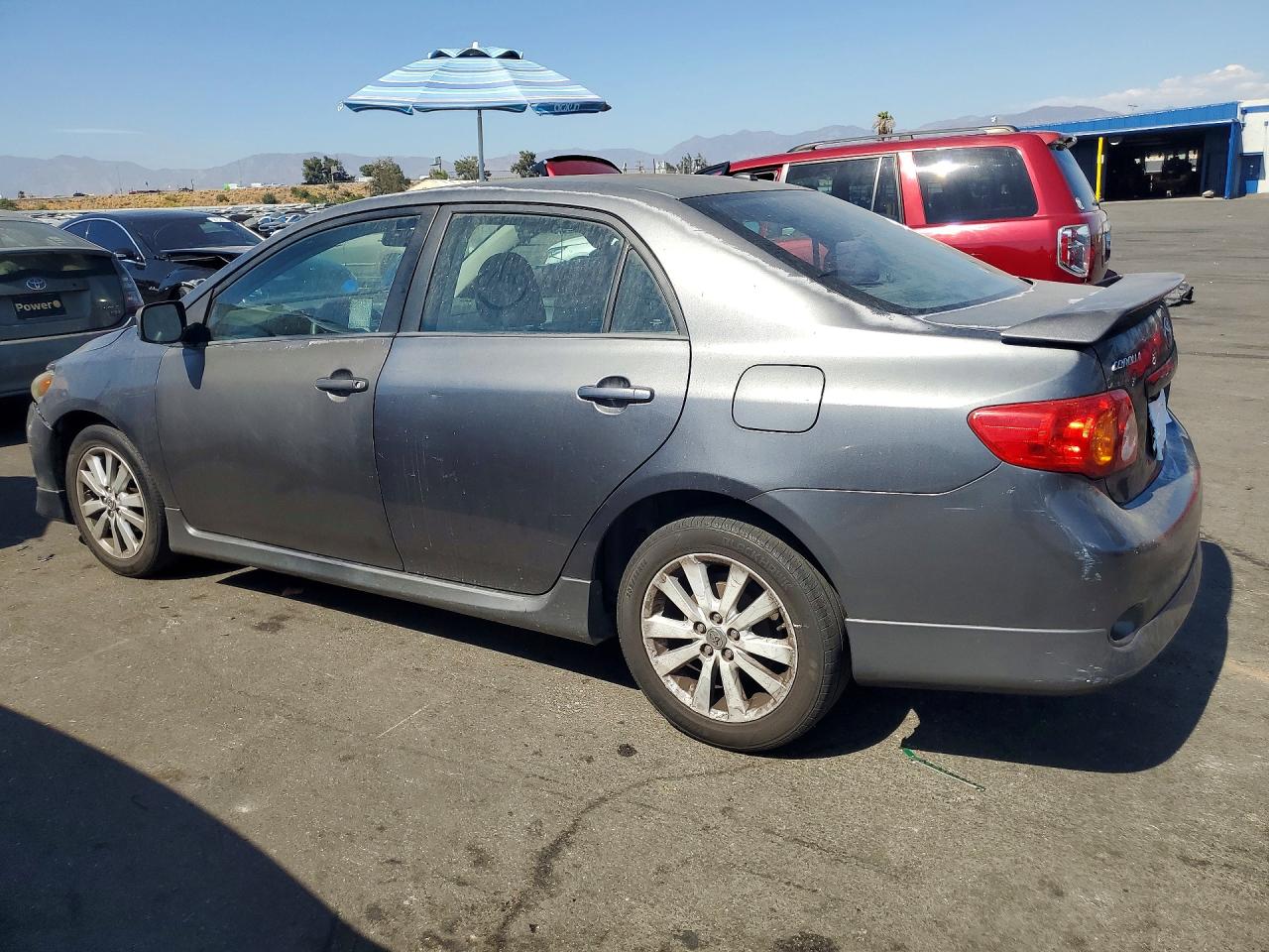 2010 Toyota Corolla S Gray vin: 2T1BU4EE2AC402585
