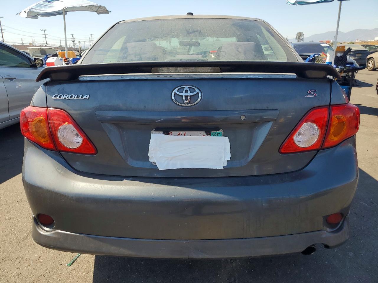 2010 Toyota Corolla S Gray vin: 2T1BU4EE2AC402585