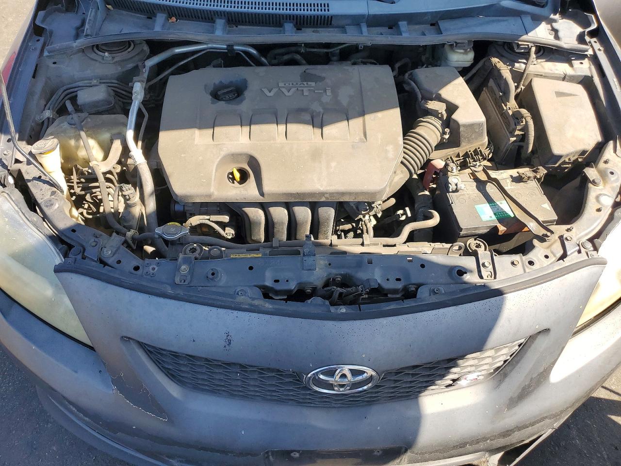 2010 Toyota Corolla S Gray vin: 2T1BU4EE2AC402585
