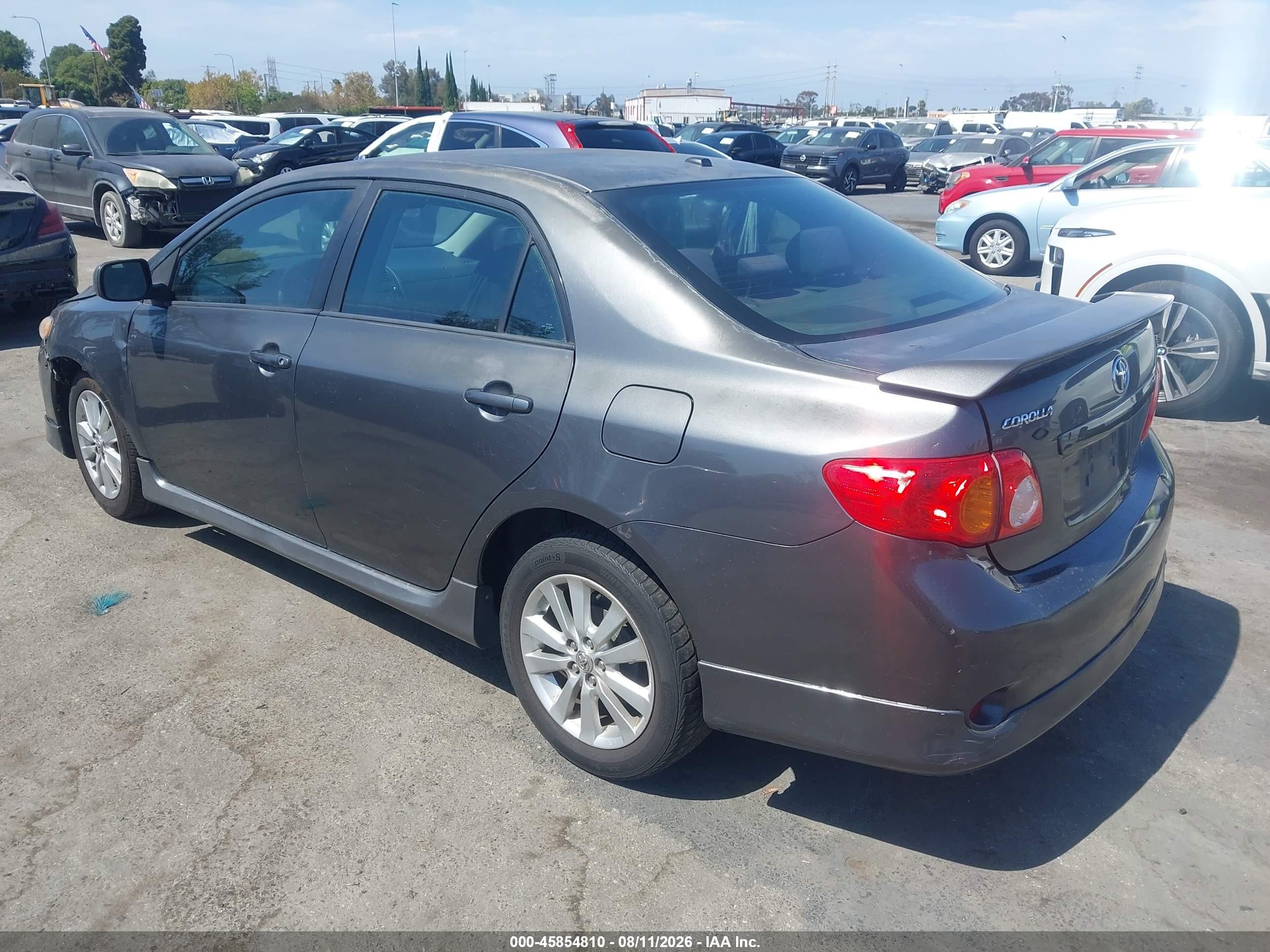 2010 Toyota Corolla S Gray vin: 2T1BU4EE2AC405678