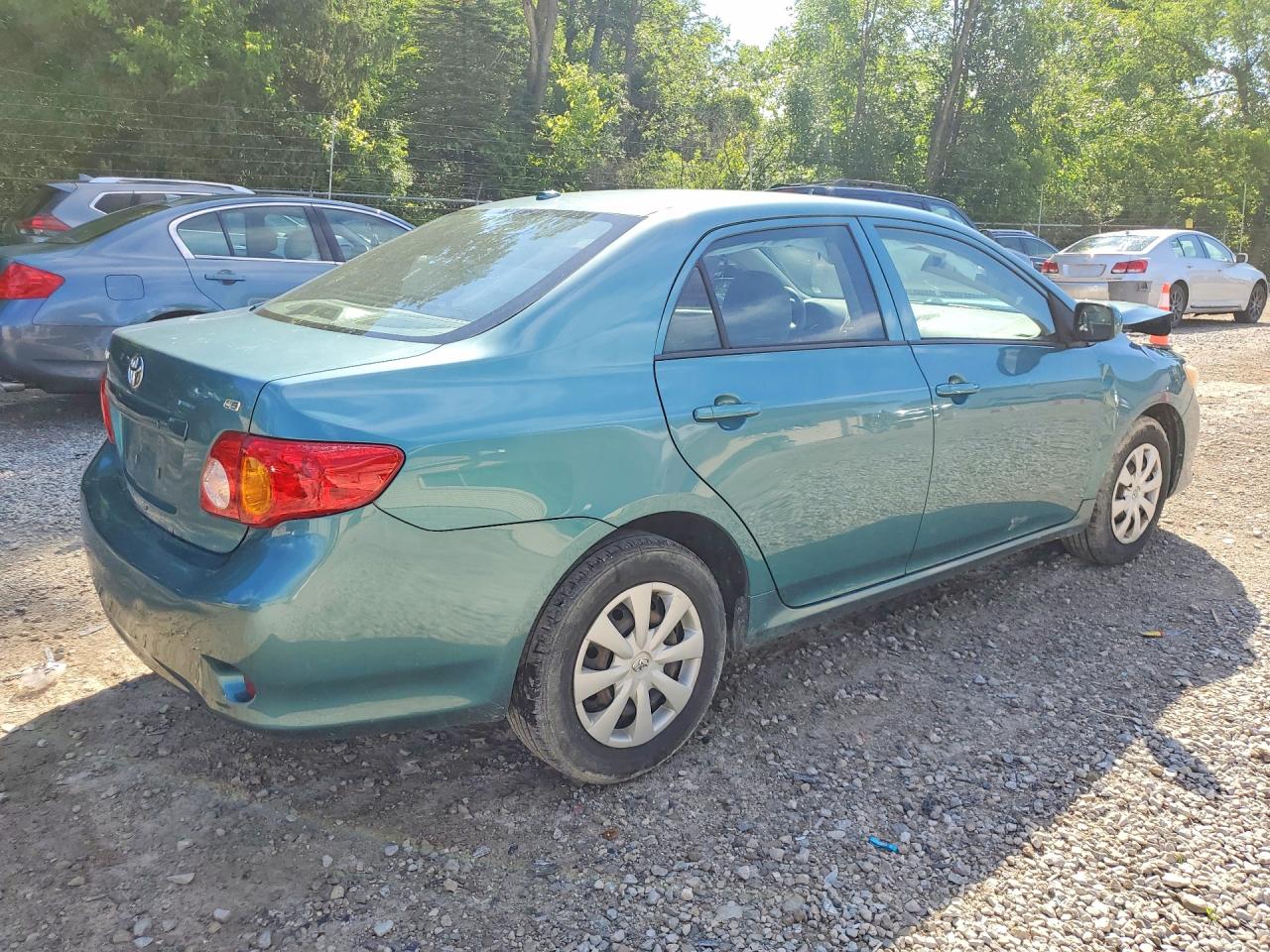 2010 Toyota Corolla Le Teal vin: 2T1BU4EE2AC413828