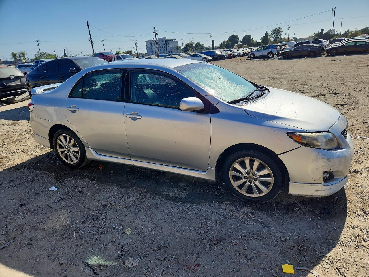 2010 Toyota Corolla S Silver vin: 2T1BU4EE2AC420679