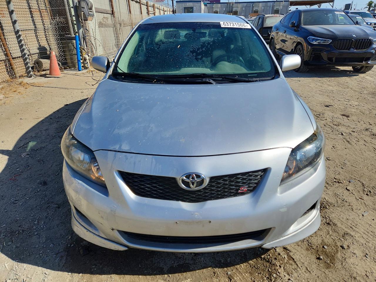 2010 Toyota Corolla S Silver vin: 2T1BU4EE2AC420679