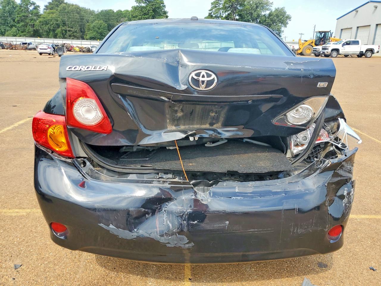 2010 Toyota Corolla Le Black vin: 2T1BU4EE2AC428023