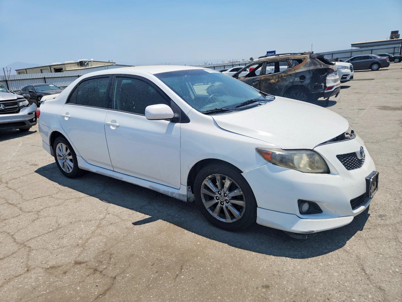 2010 Toyota Corolla S White vin: 2T1BU4EE2AC436882
