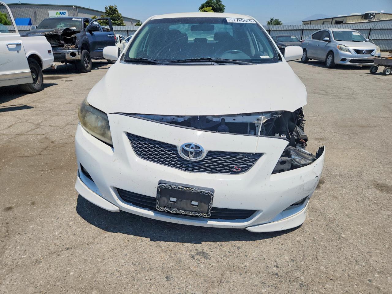 2010 Toyota Corolla S White vin: 2T1BU4EE2AC436882