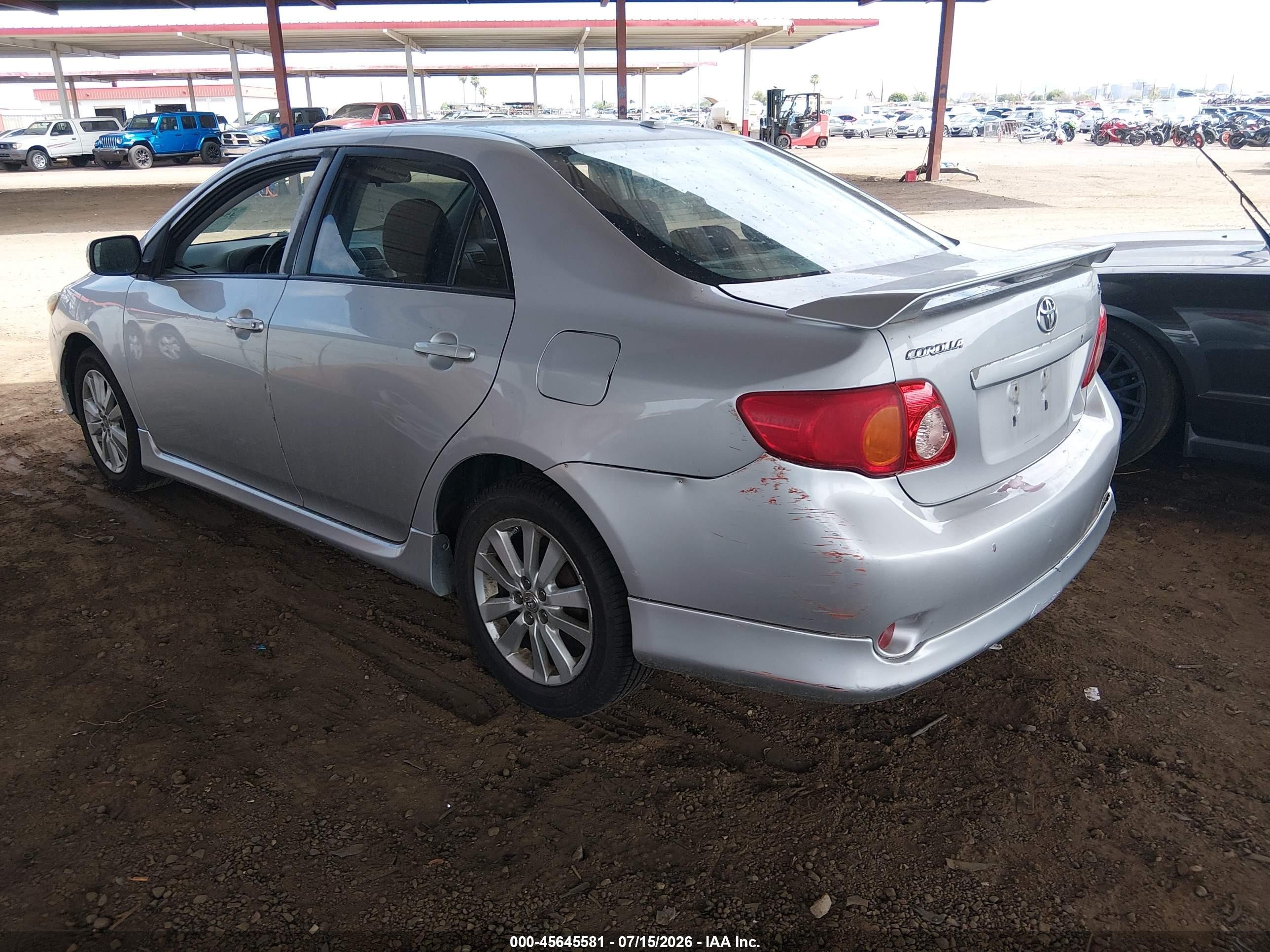 2010 Toyota Corolla S Серебряный vin: 2T1BU4EE2AC441001