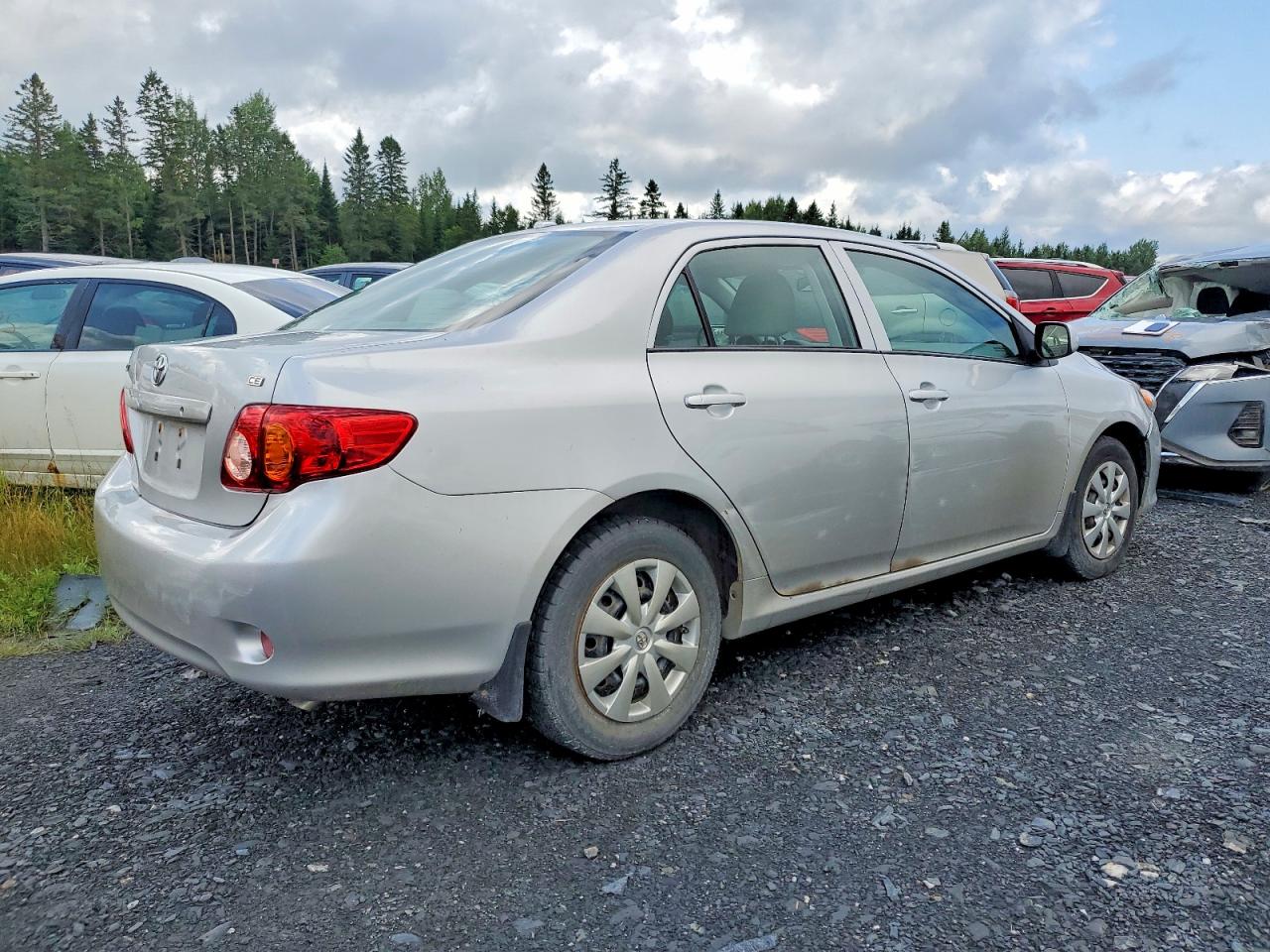 2010 Toyota Corolla Base Silver vin: 2T1BU4EE2AC441080