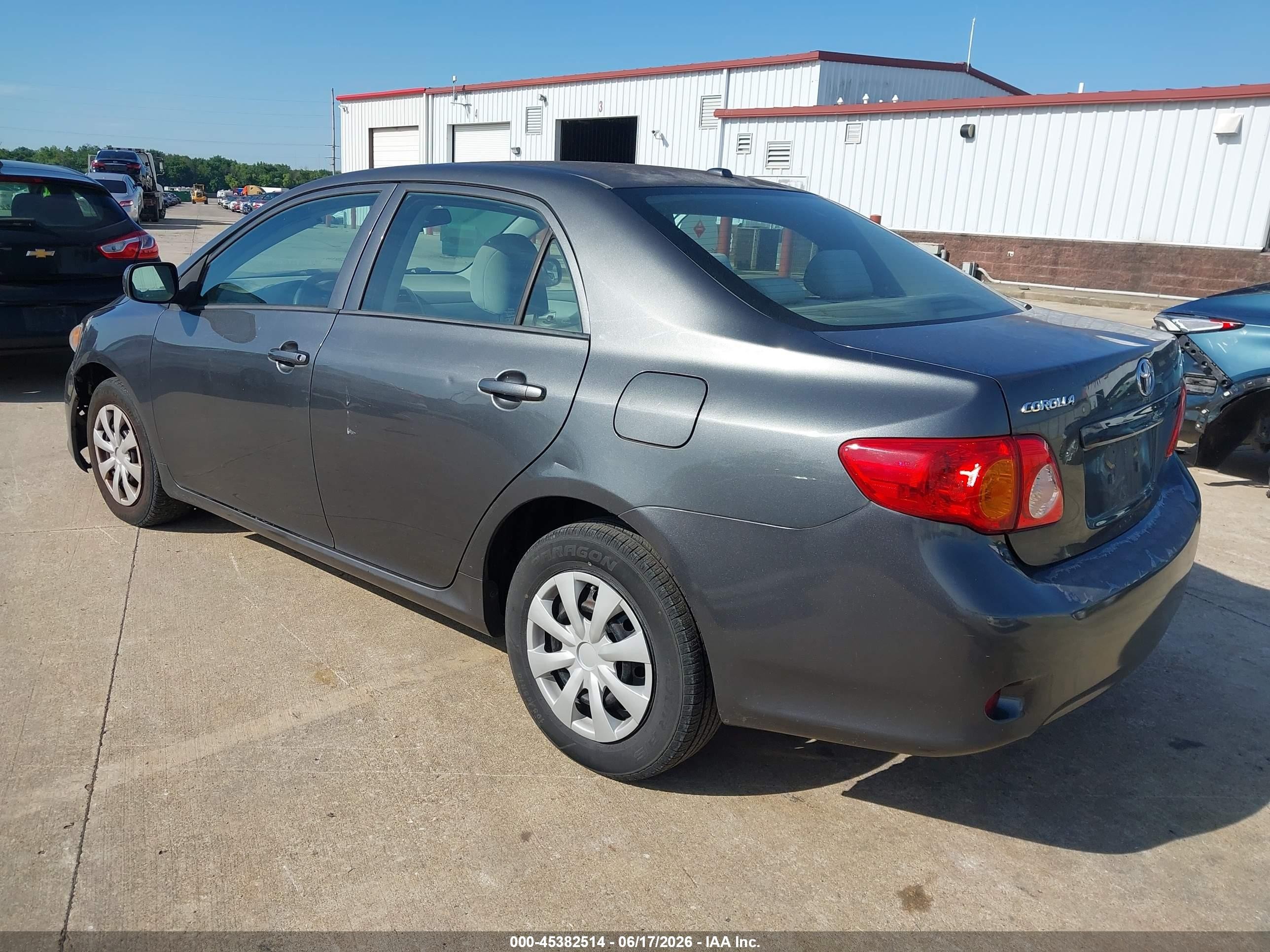 2010 Toyota Corolla Le Gray vin: 2T1BU4EE2AC443086
