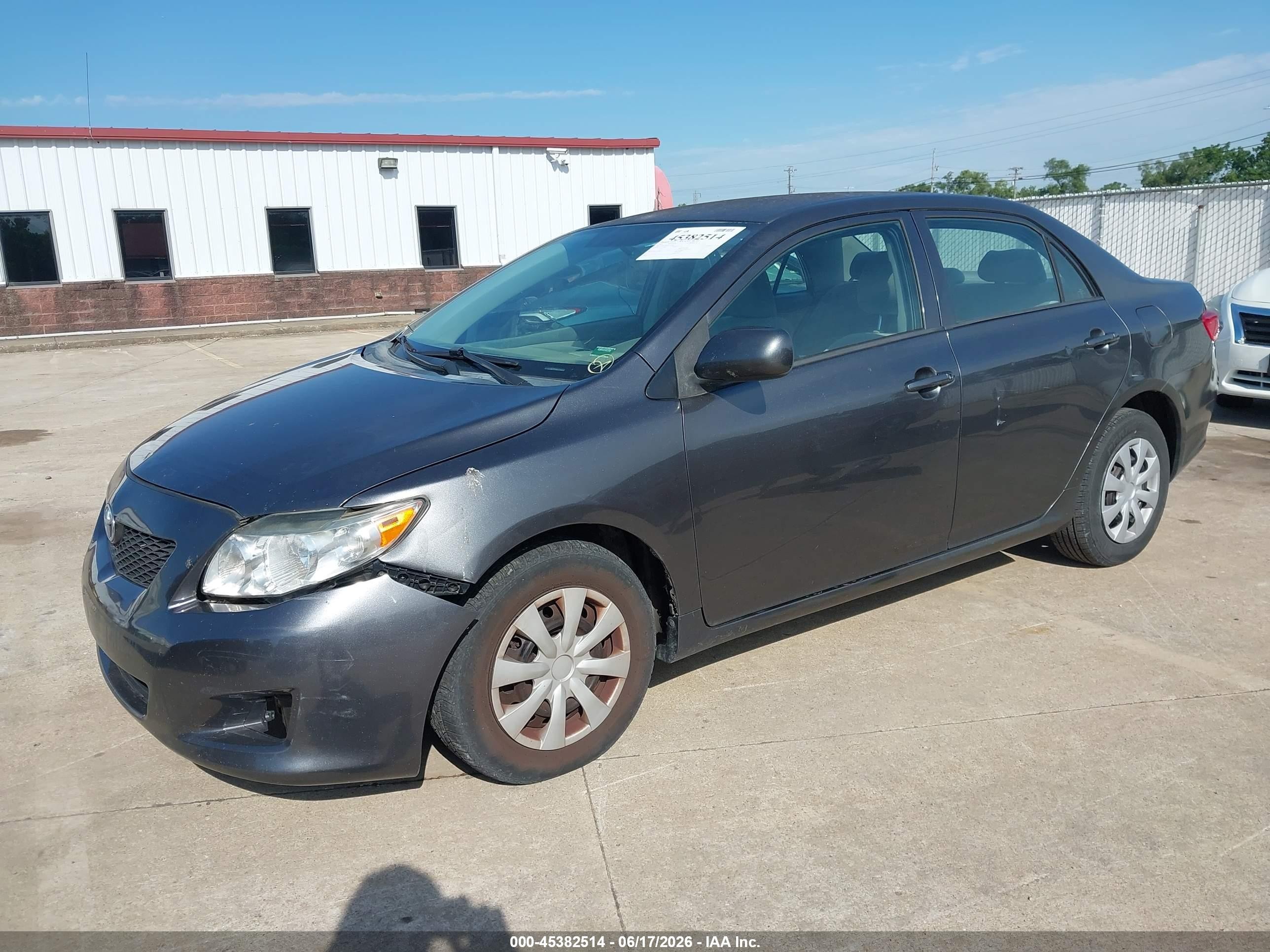 2010 Toyota Corolla Le Gray vin: 2T1BU4EE2AC443086