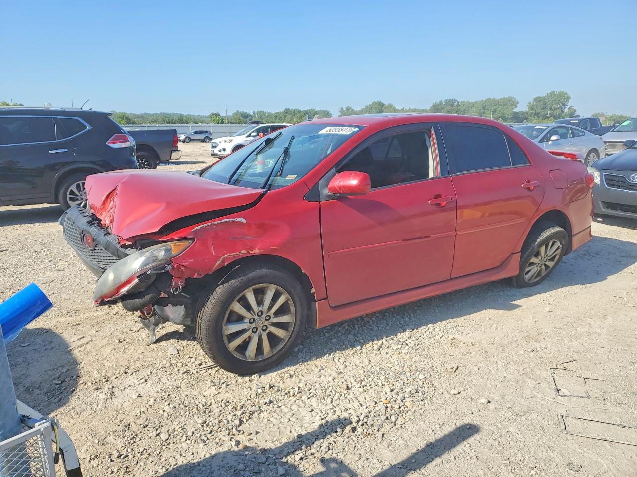 2010 Toyota Corolla S Red vin: 2T1BU4EE2AC450071