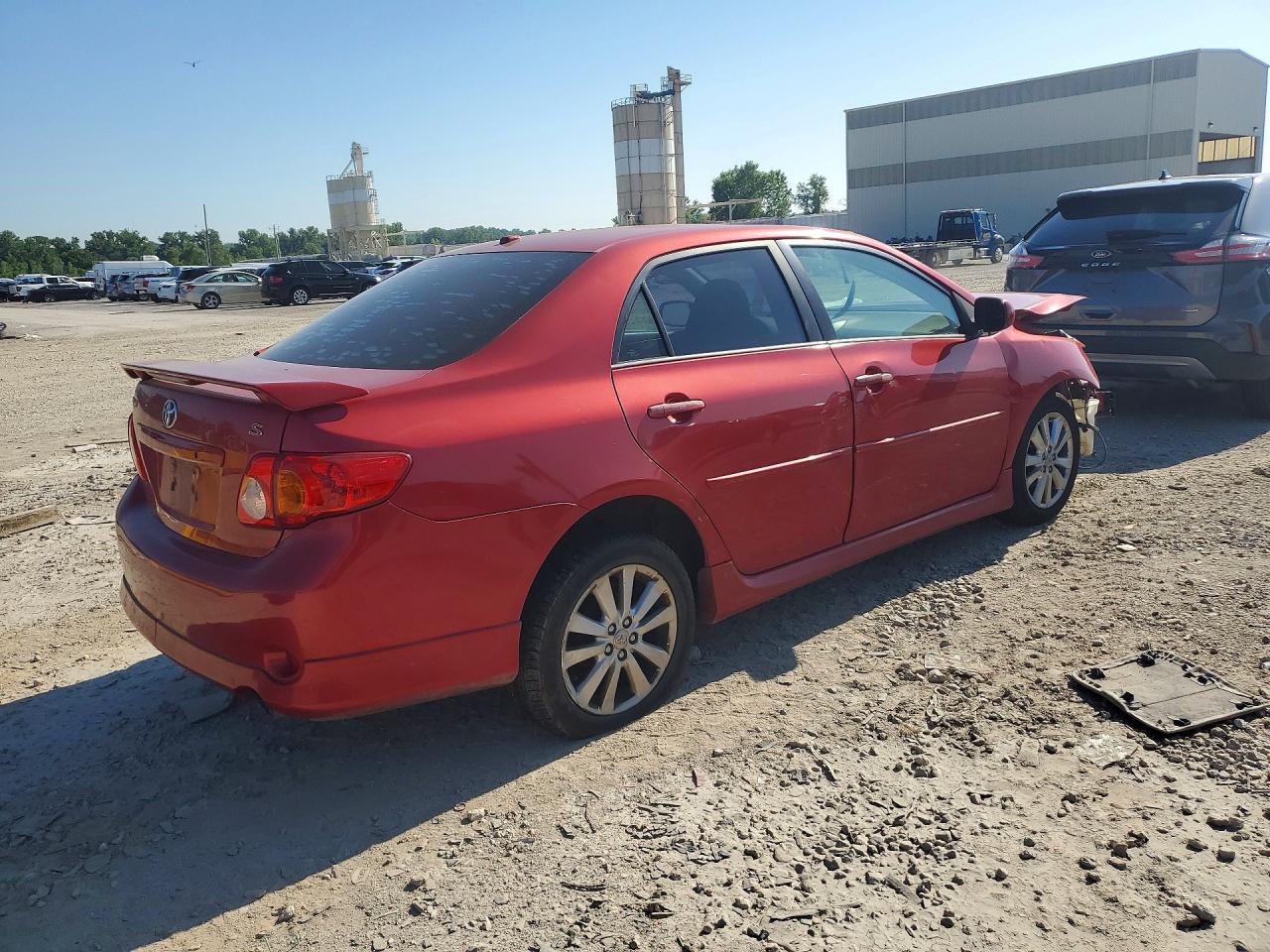 2010 Toyota Corolla S Red vin: 2T1BU4EE2AC450071