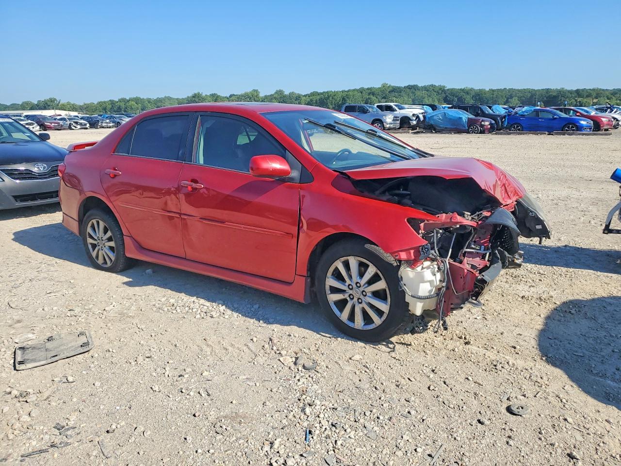 2010 Toyota Corolla S Red vin: 2T1BU4EE2AC450071